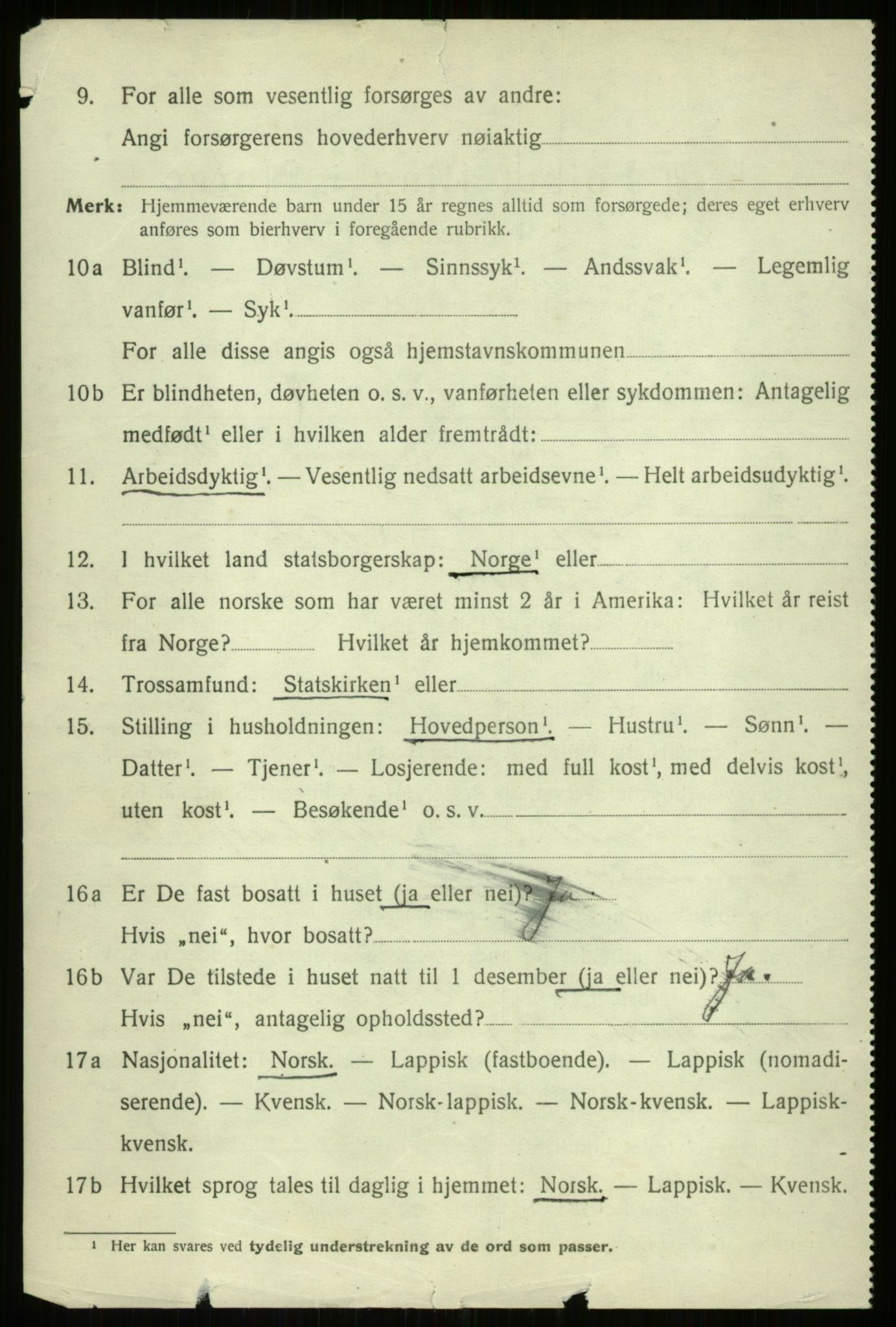 SATØ, 1920 census for Ibestad, 1920, p. 8701