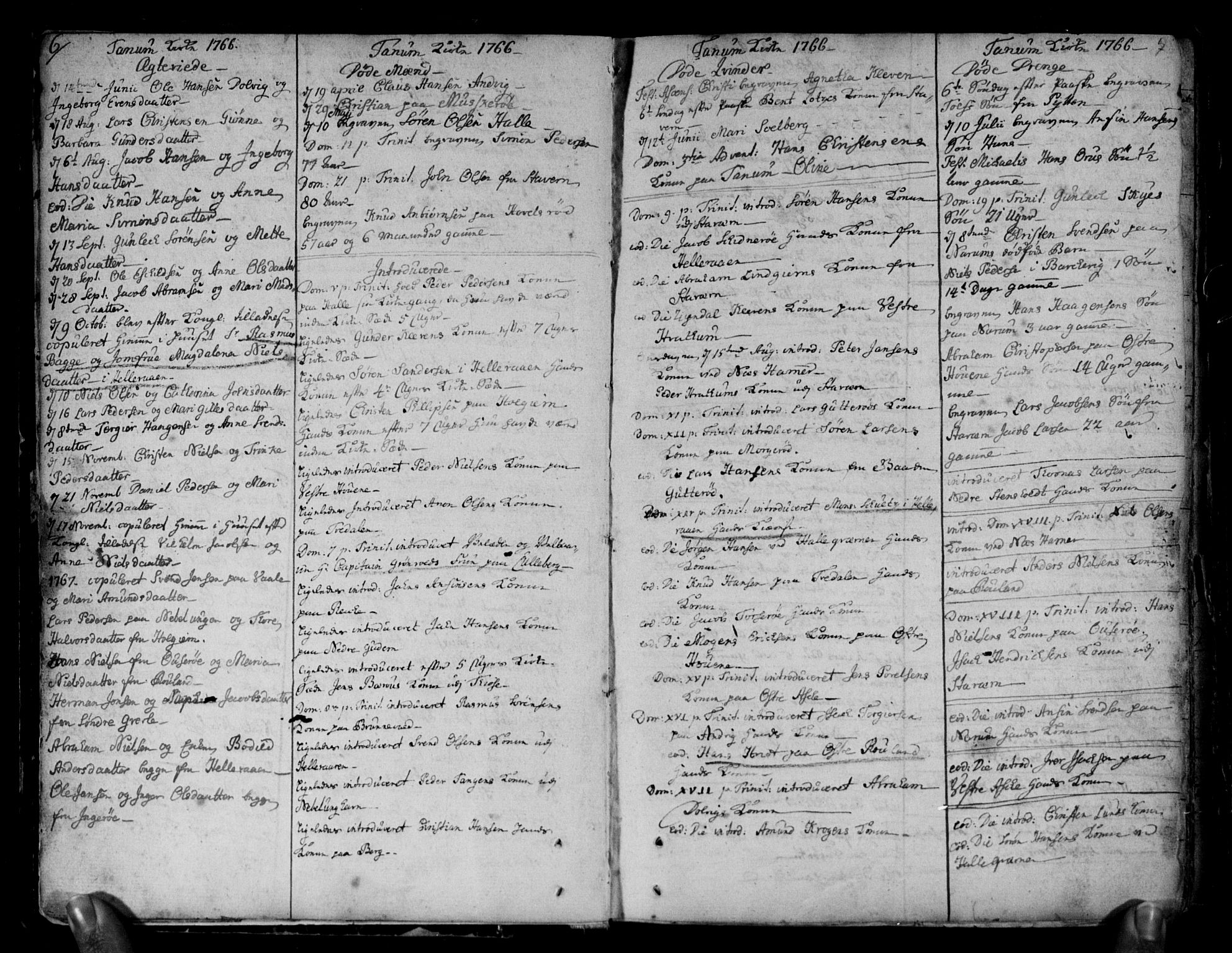 Brunlanes kirkebøker, SAKO/A-342/F/Fa/L0001: Parish register (official) no. I 1, 1766-1801, p. 6-7