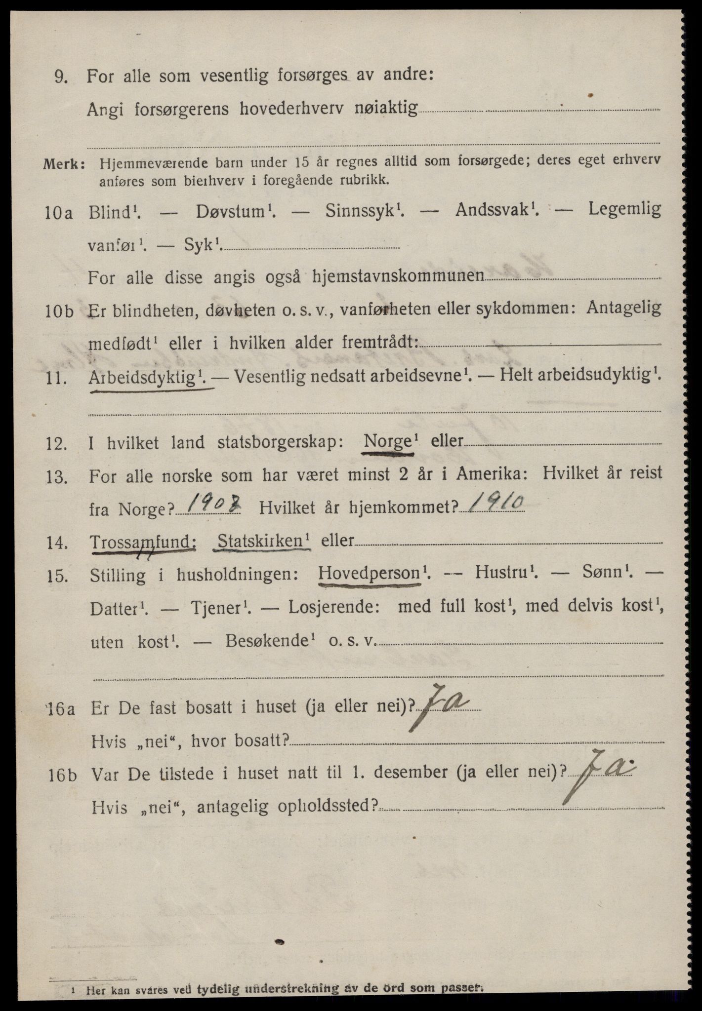 SAT, 1920 census for Hareid, 1920, p. 1702