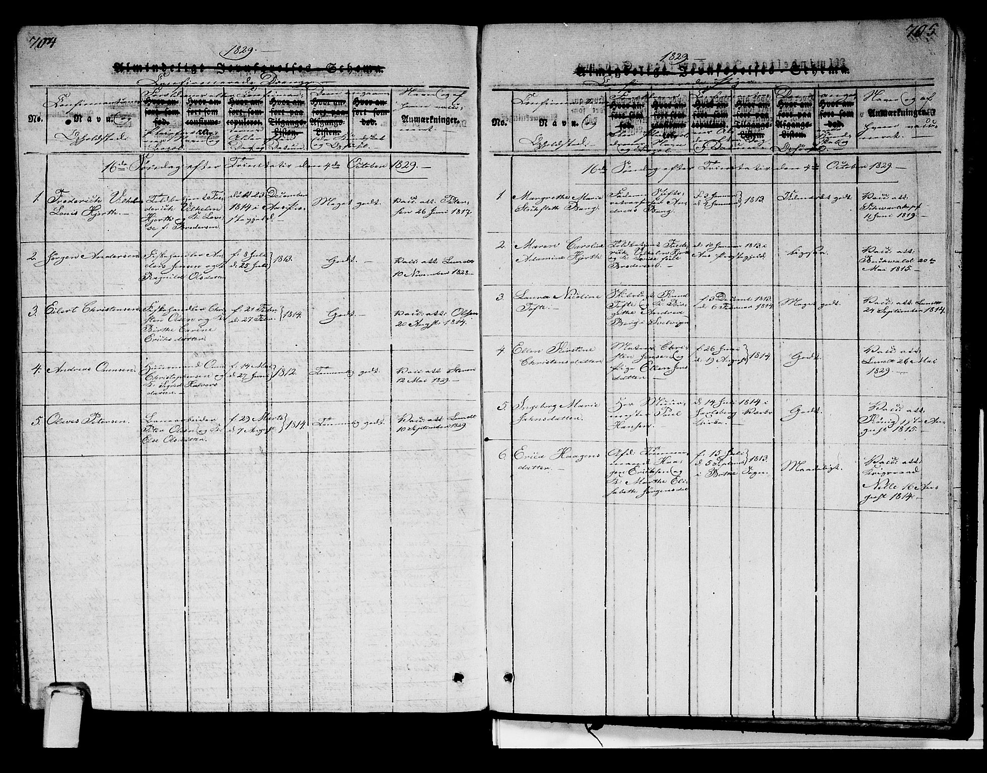 Strømsø kirkebøker, AV/SAKO-A-246/G/Ga/L0001: Parish register (copy) no. 1, 1815-1829, p. 706-707