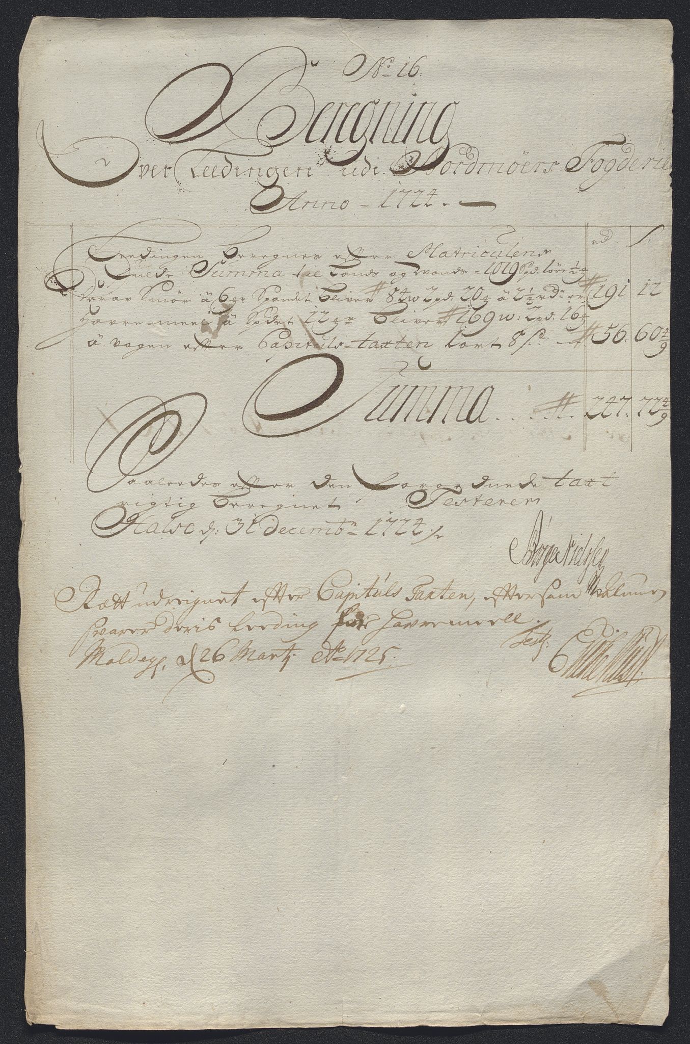 Rentekammeret inntil 1814, Reviderte regnskaper, Fogderegnskap, AV/RA-EA-4092/R56/L3757: Fogderegnskap Nordmøre, 1724, p. 156