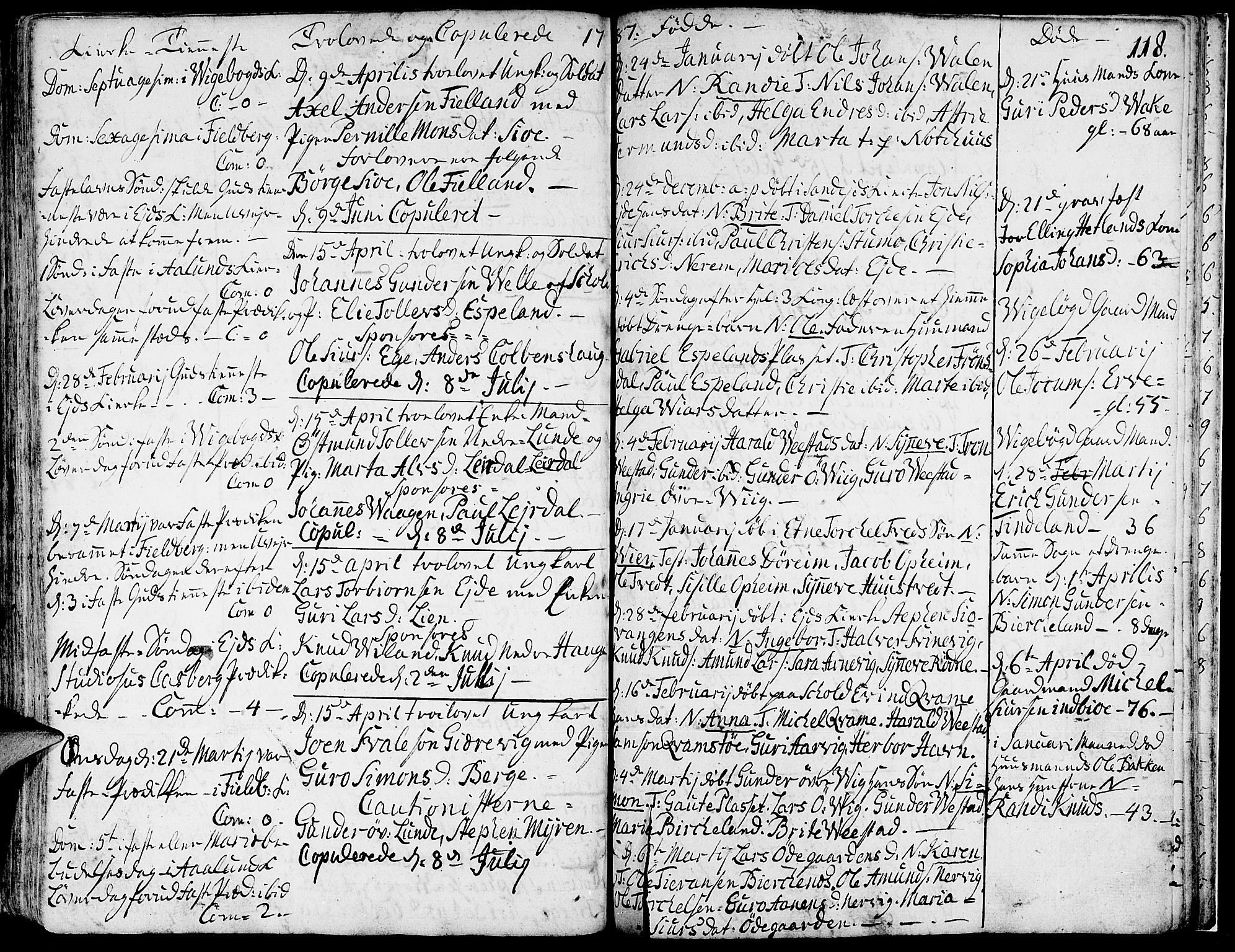 Fjelberg sokneprestembete, AV/SAB-A-75201/H/Haa: Parish register (official) no. A 2, 1760-1788, p. 118