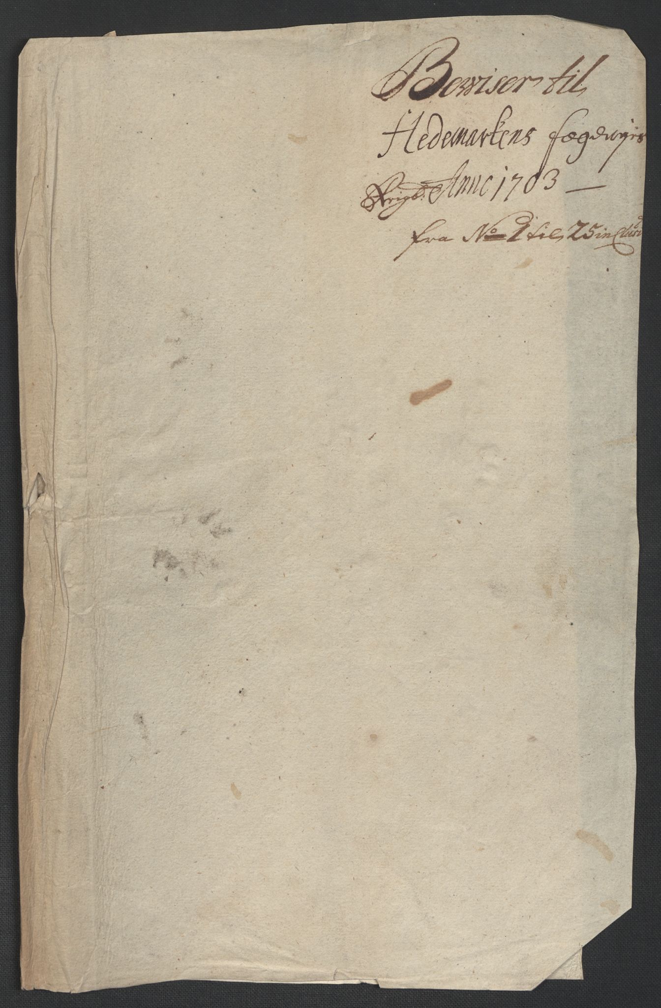 Rentekammeret inntil 1814, Reviderte regnskaper, Fogderegnskap, RA/EA-4092/R16/L1041: Fogderegnskap Hedmark, 1703-1704, p. 33