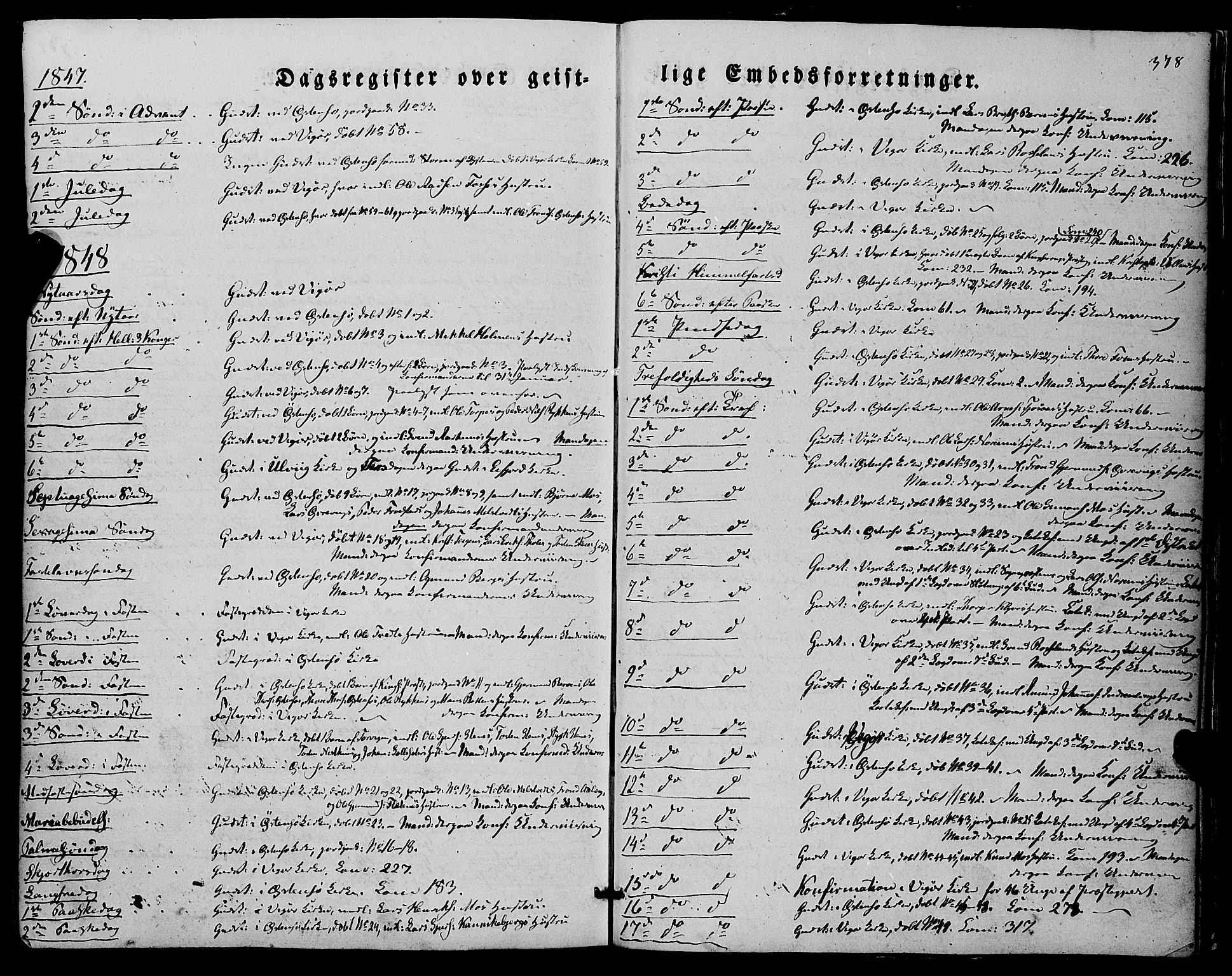 Kvam sokneprestembete, AV/SAB-A-76201/H/Haa: Parish register (official) no. A 8, 1844-1863, p. 378