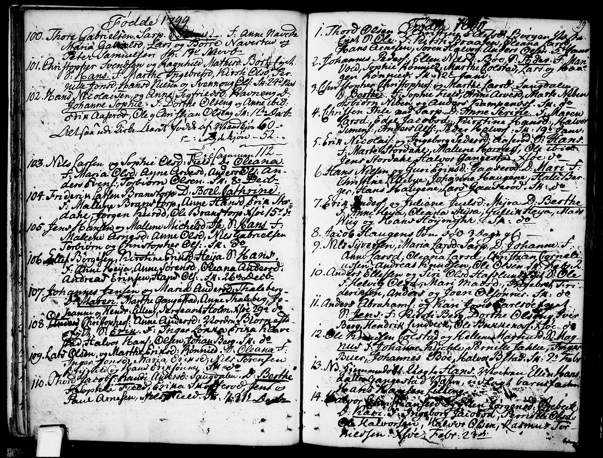 Skjeberg prestekontor Kirkebøker, SAO/A-10923/F/Fa/L0003: Parish register (official) no. I 3, 1792-1814, p. 29