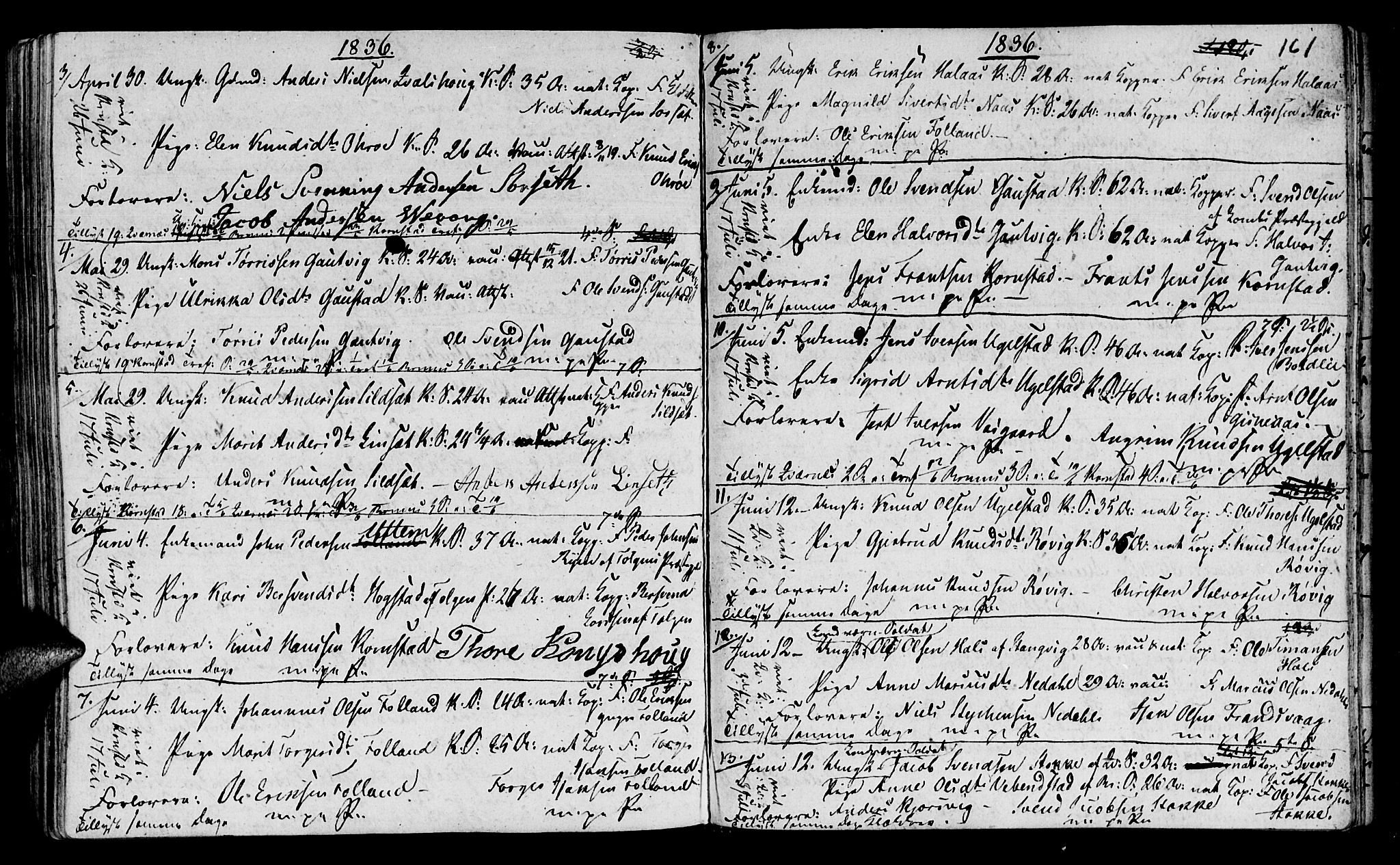 Ministerialprotokoller, klokkerbøker og fødselsregistre - Møre og Romsdal, AV/SAT-A-1454/568/L0795: Parish register (official) no. 568A04, 1802-1845, p. 161