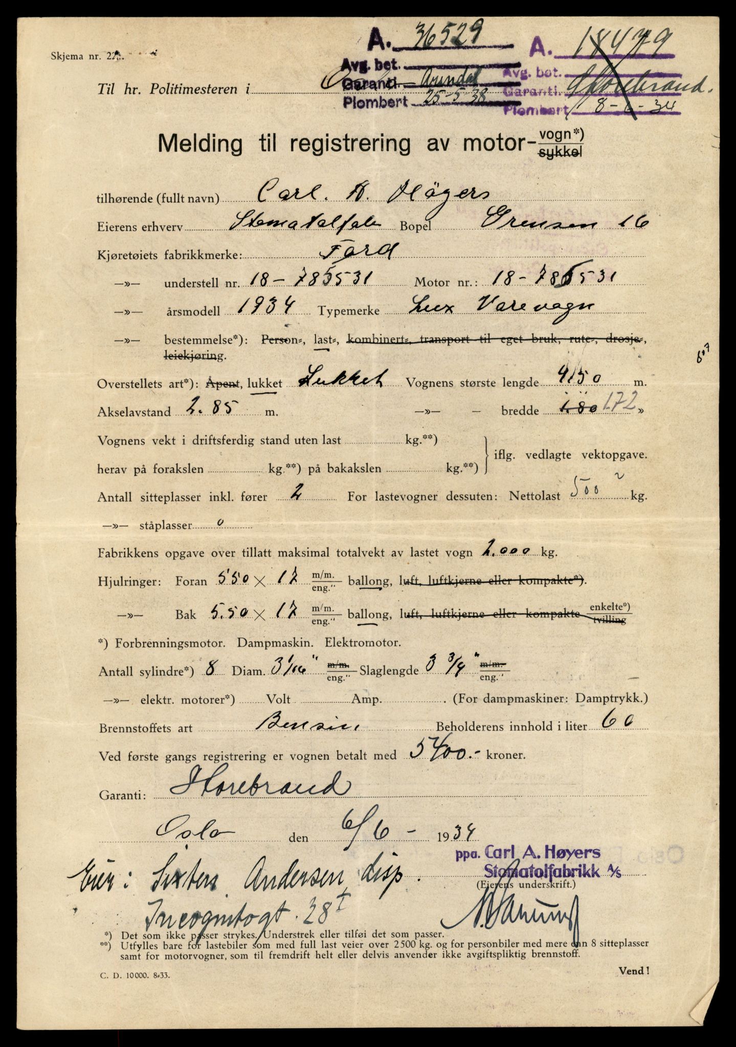 Møre og Romsdal vegkontor - Ålesund trafikkstasjon, AV/SAT-A-4099/F/Fe/L0042: Registreringskort for kjøretøy T 13906 - T 14079, 1927-1998, p. 2869