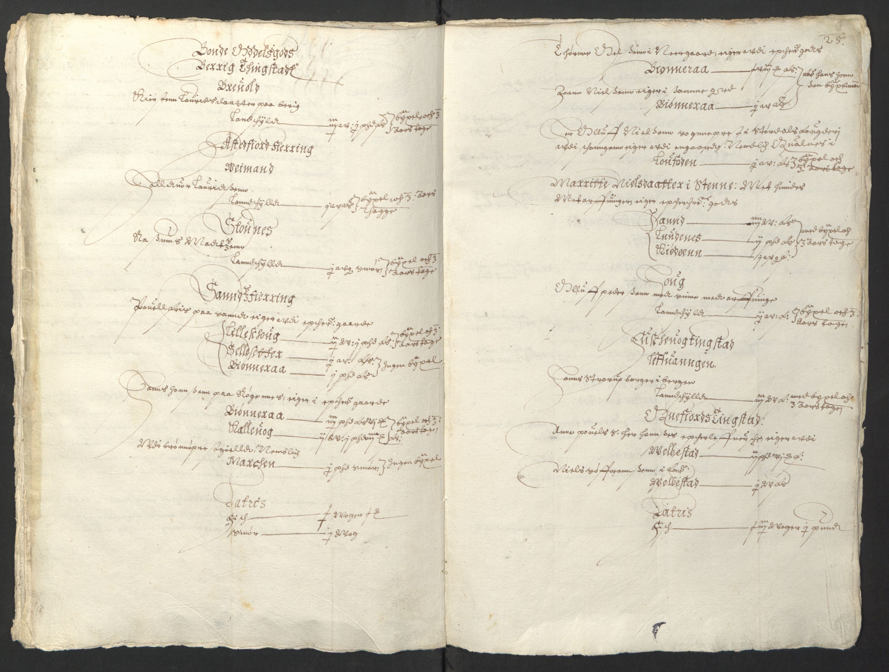 Stattholderembetet 1572-1771, AV/RA-EA-2870/Ek/L0013/0002: Jordebøker til utlikning av rosstjeneste 1624-1626: / Adels- og odelsjordebok for de nordlandske len, 1625, p. 28