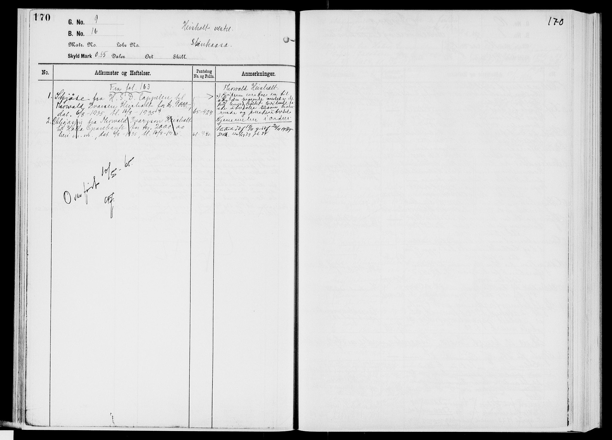 Nedre Telemark sorenskriveri, AV/SAKO-A-135/G/Gb/Gbg/L0001: Mortgage register no. VII 1, p. 170