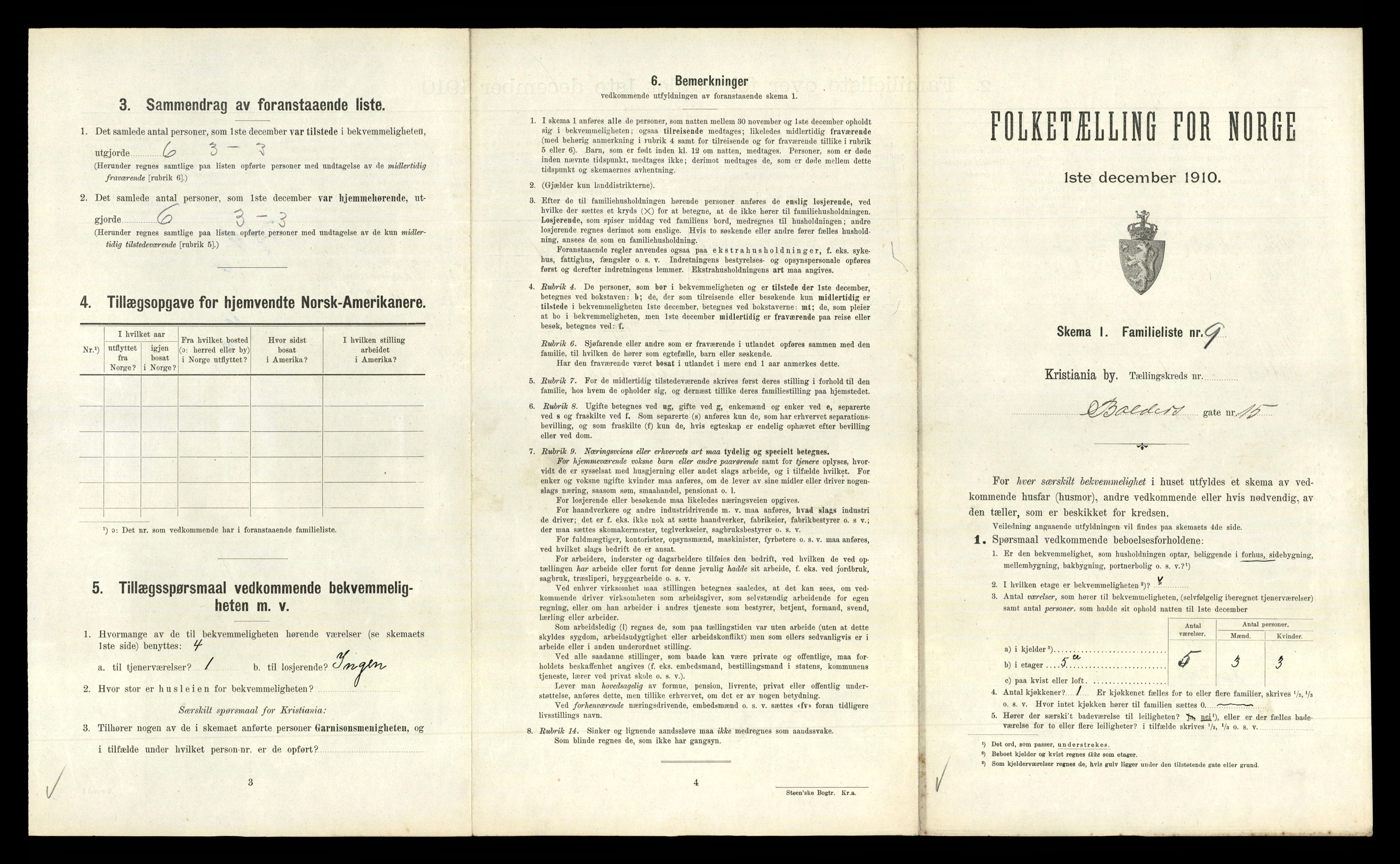 RA, 1910 census for Kristiania, 1910, p. 4479