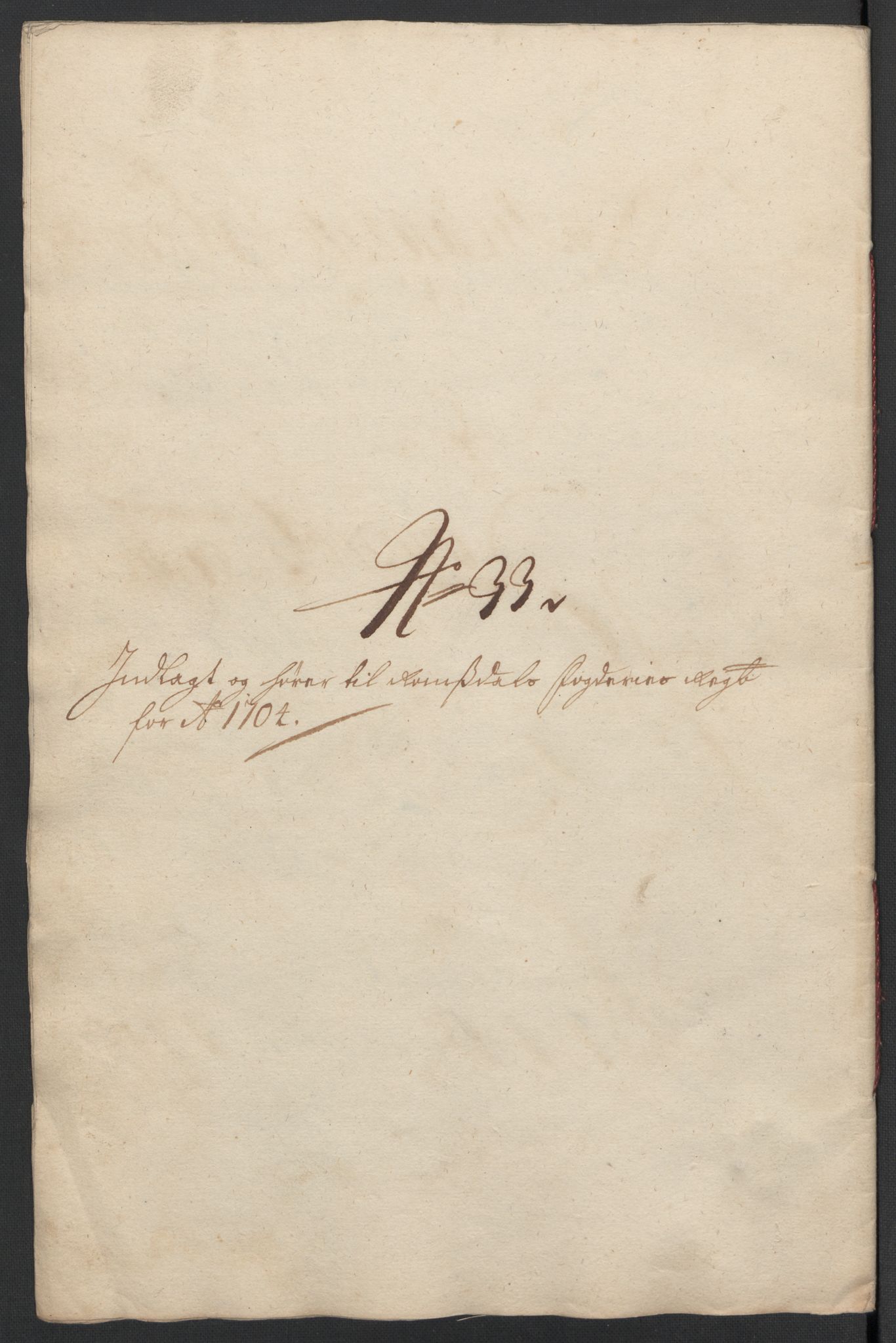 Rentekammeret inntil 1814, Reviderte regnskaper, Fogderegnskap, RA/EA-4092/R55/L3656: Fogderegnskap Romsdal, 1703-1705, p. 328