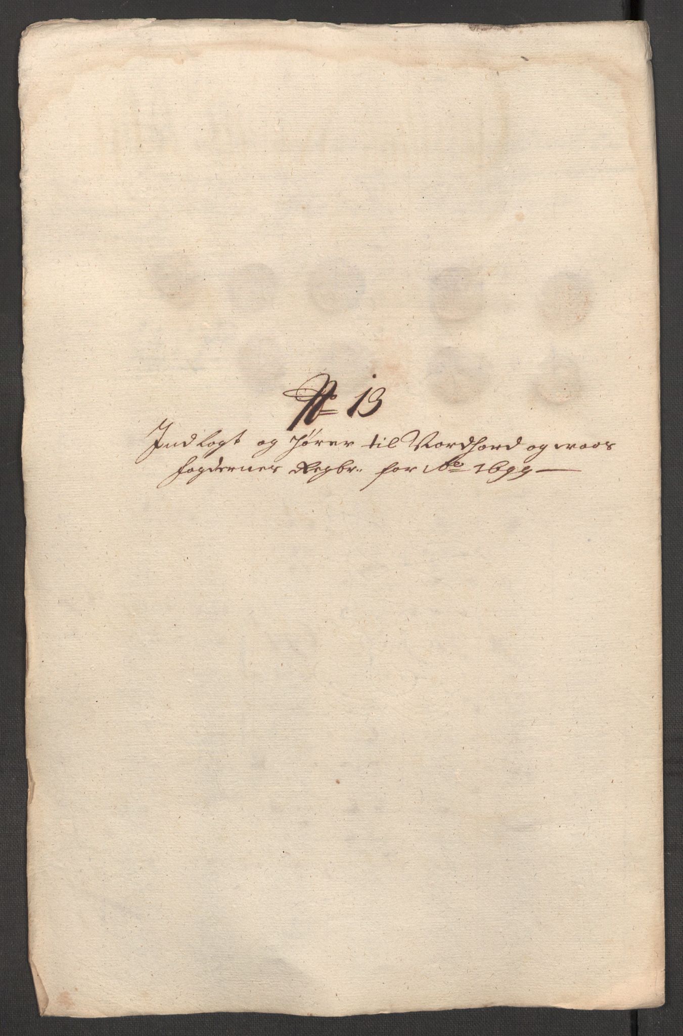 Rentekammeret inntil 1814, Reviderte regnskaper, Fogderegnskap, AV/RA-EA-4092/R51/L3184: Fogderegnskap Nordhordland og Voss, 1698-1699, p. 367