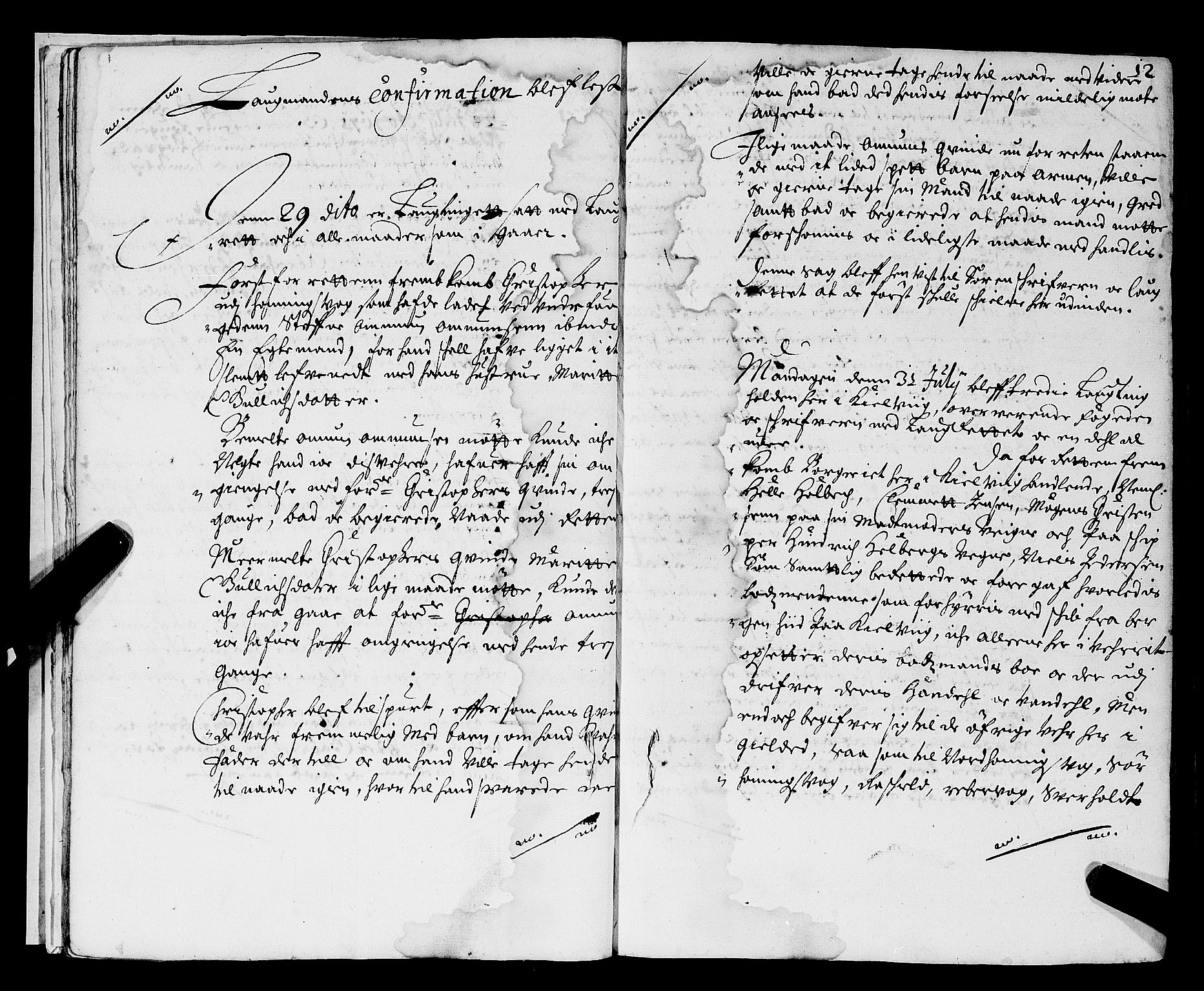Nordland og Finnmarks lagstol, AV/SAT-A-5608/X/L0003: Justisprotokoll, 1671-1683, p. 11b-12a