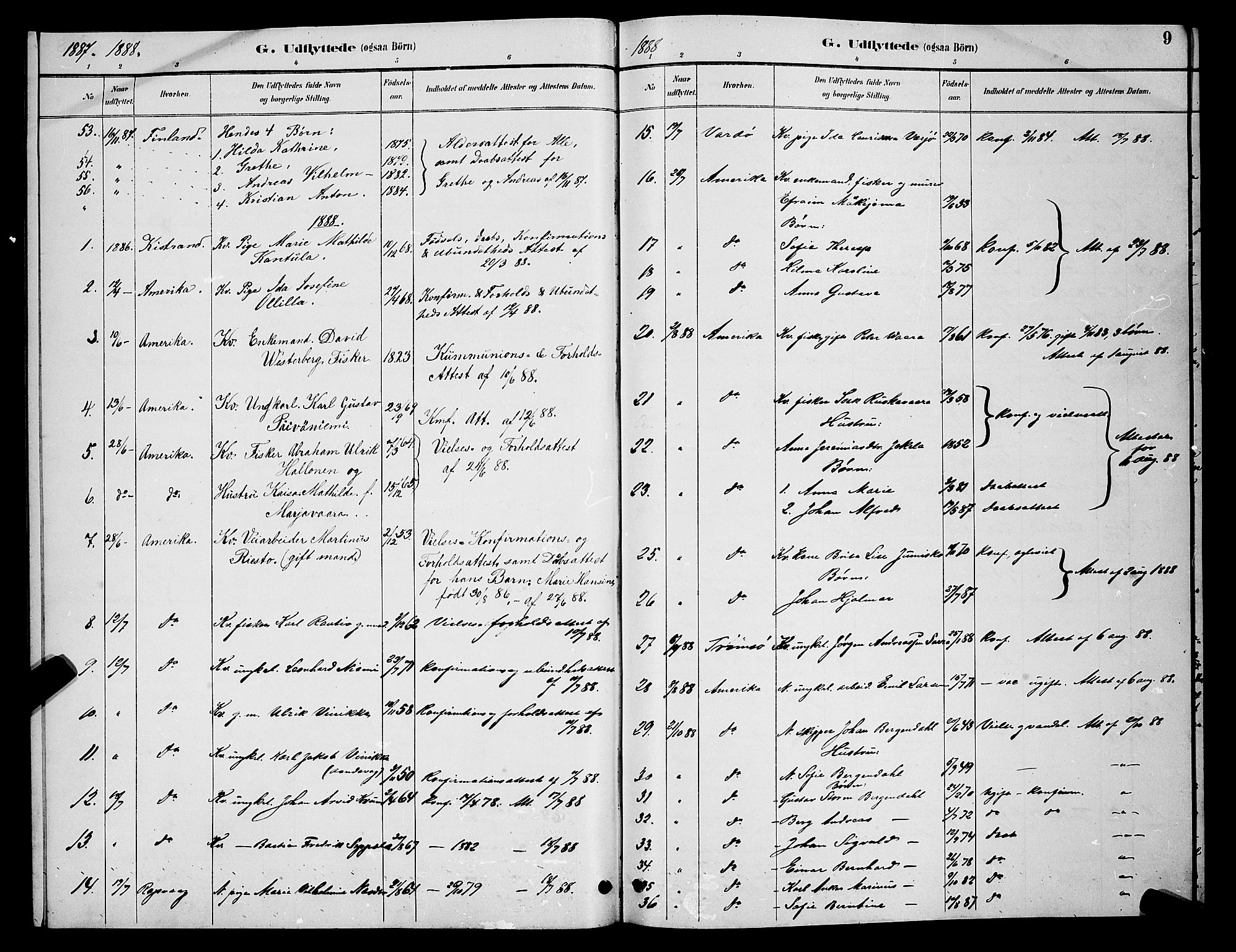 Vadsø sokneprestkontor, SATØ/S-1325/H/Hb/L0005klokker: Parish register (copy) no. 5, 1885-1901, p. 9