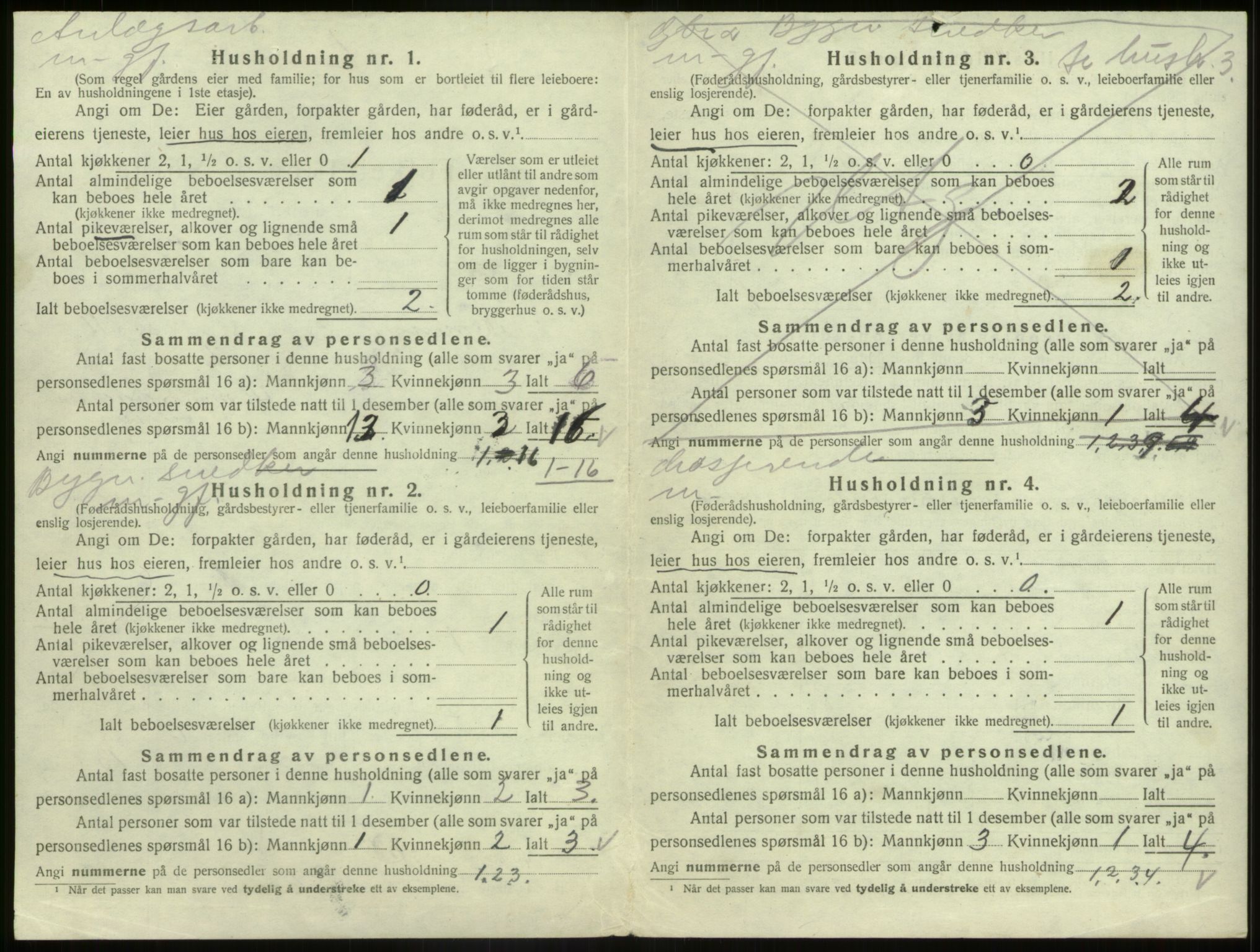 SAB, 1920 census for Bremanger, 1920, p. 754