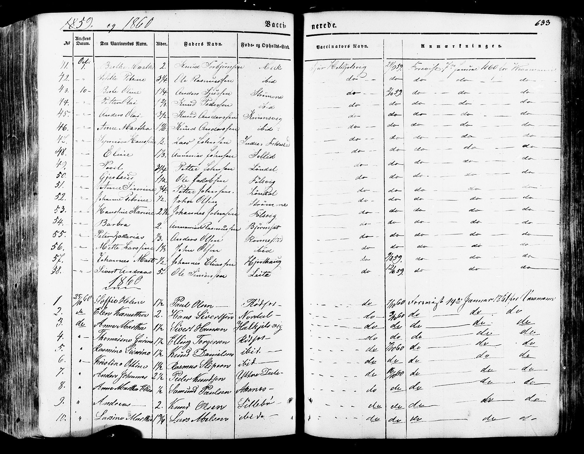 Ministerialprotokoller, klokkerbøker og fødselsregistre - Møre og Romsdal, SAT/A-1454/511/L0140: Parish register (official) no. 511A07, 1851-1878, p. 633