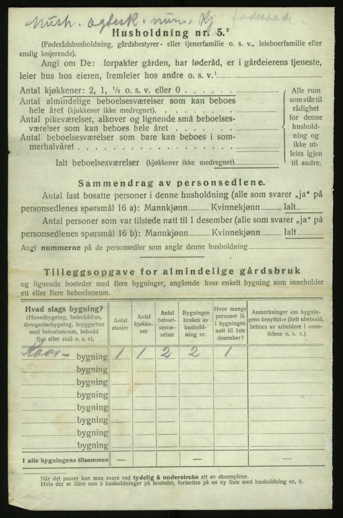 SAT, 1920 census for Ørskog, 1920, p. 707