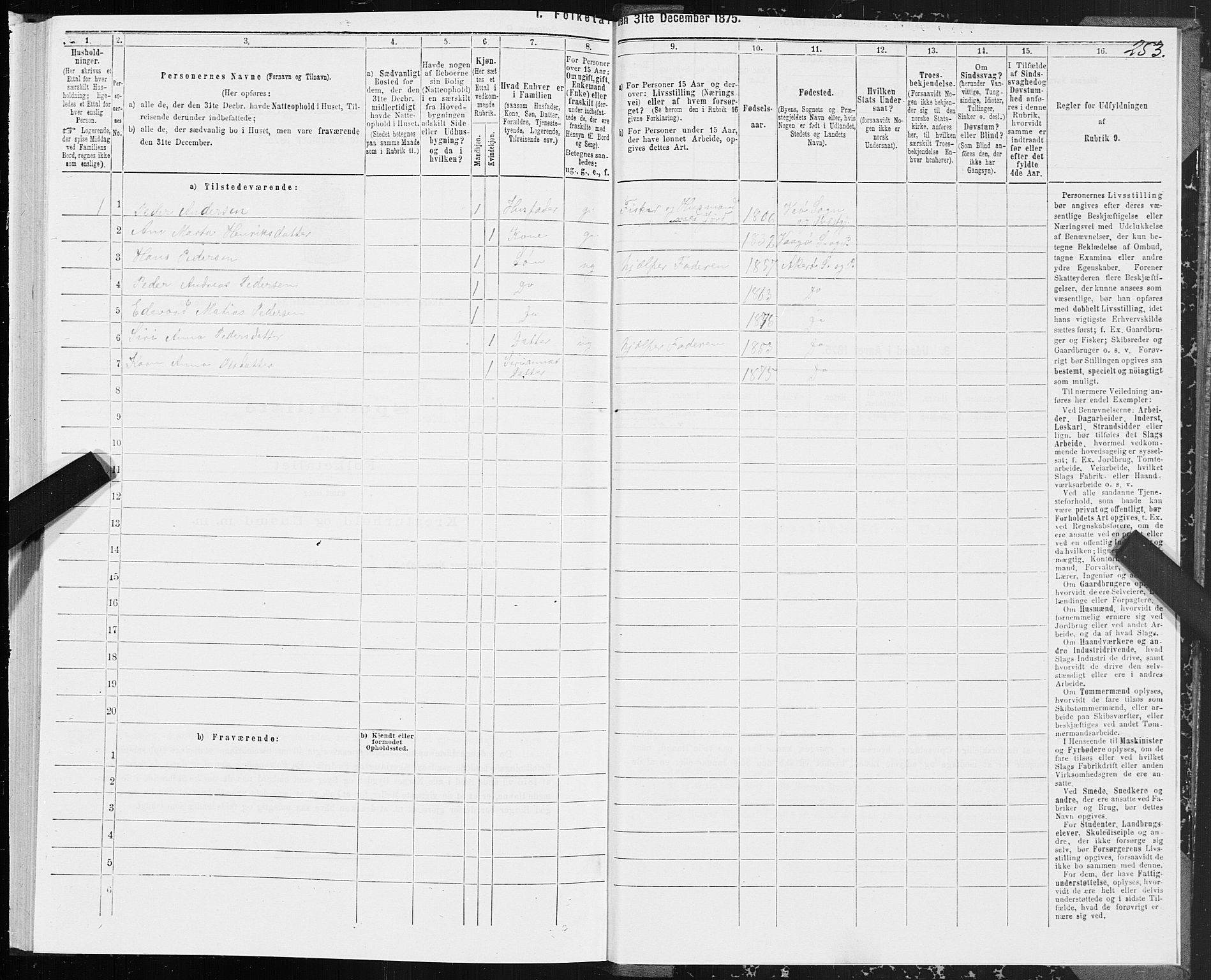 SAT, 1875 census for 1545P Aukra, 1875, p. 2253