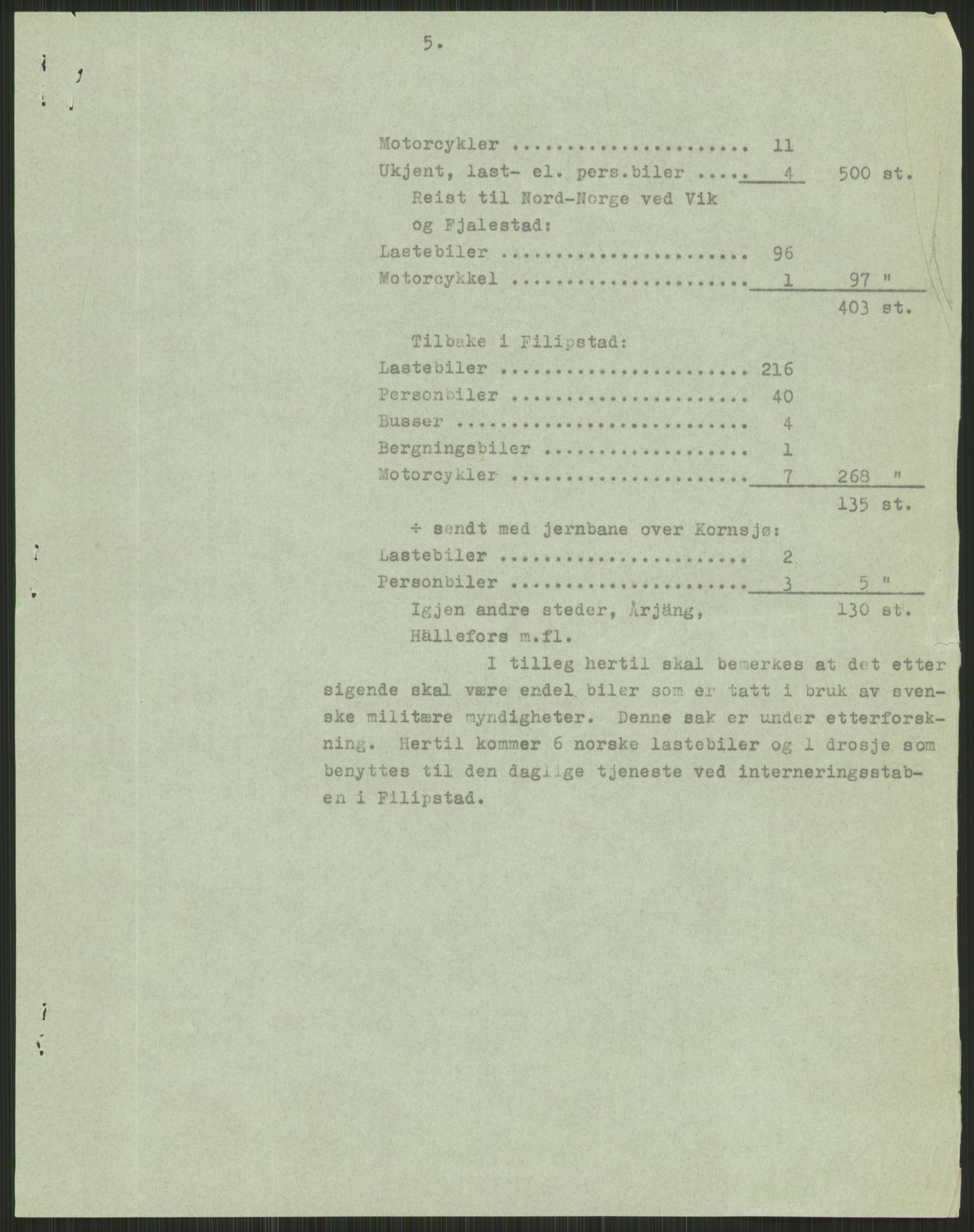 Forsvaret, Forsvarets krigshistoriske avdeling, AV/RA-RAFA-2017/Y/Yb/L0057: II-C-11-150-161  -  1. Divisjon, 1940-1955, p. 131