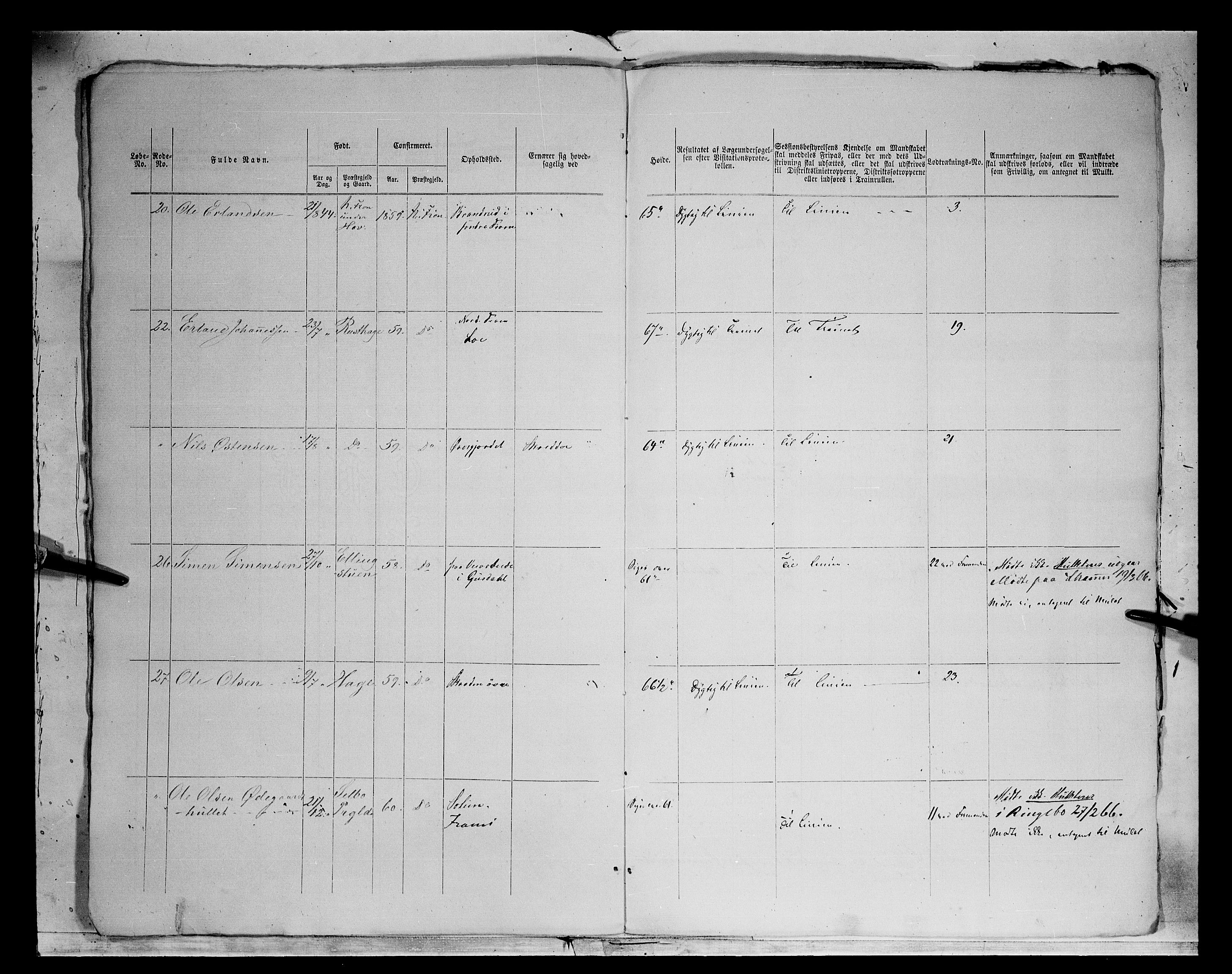 Fylkesmannen i Oppland, AV/SAH-FYO-002/1/K/Kg/L1174: Fron, Nordre og Søndre Fron, Vågå, 1860-1879, p. 97