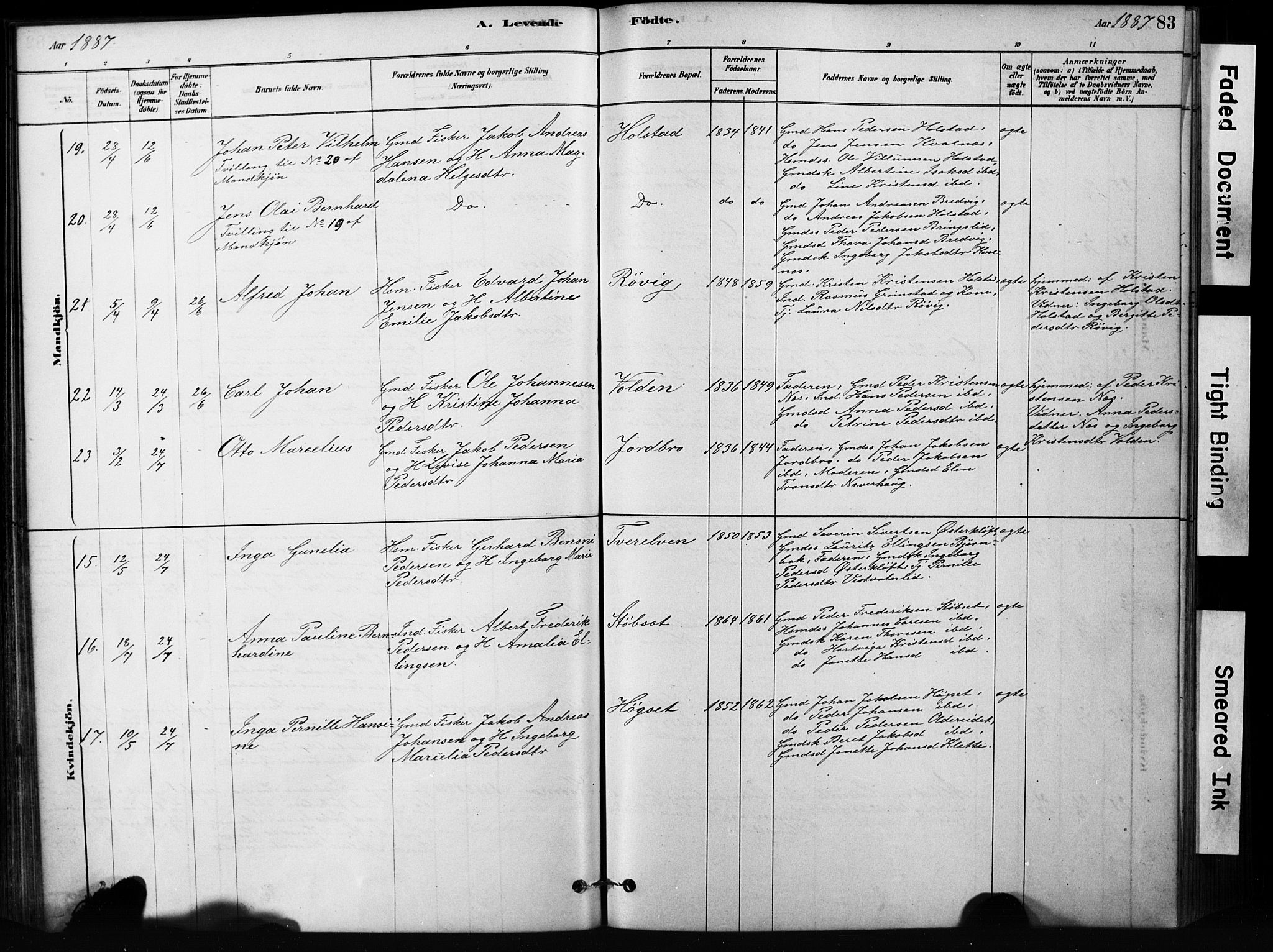 Ministerialprotokoller, klokkerbøker og fødselsregistre - Nordland, AV/SAT-A-1459/852/L0754: Parish register (copy) no. 852C05, 1878-1894, p. 83