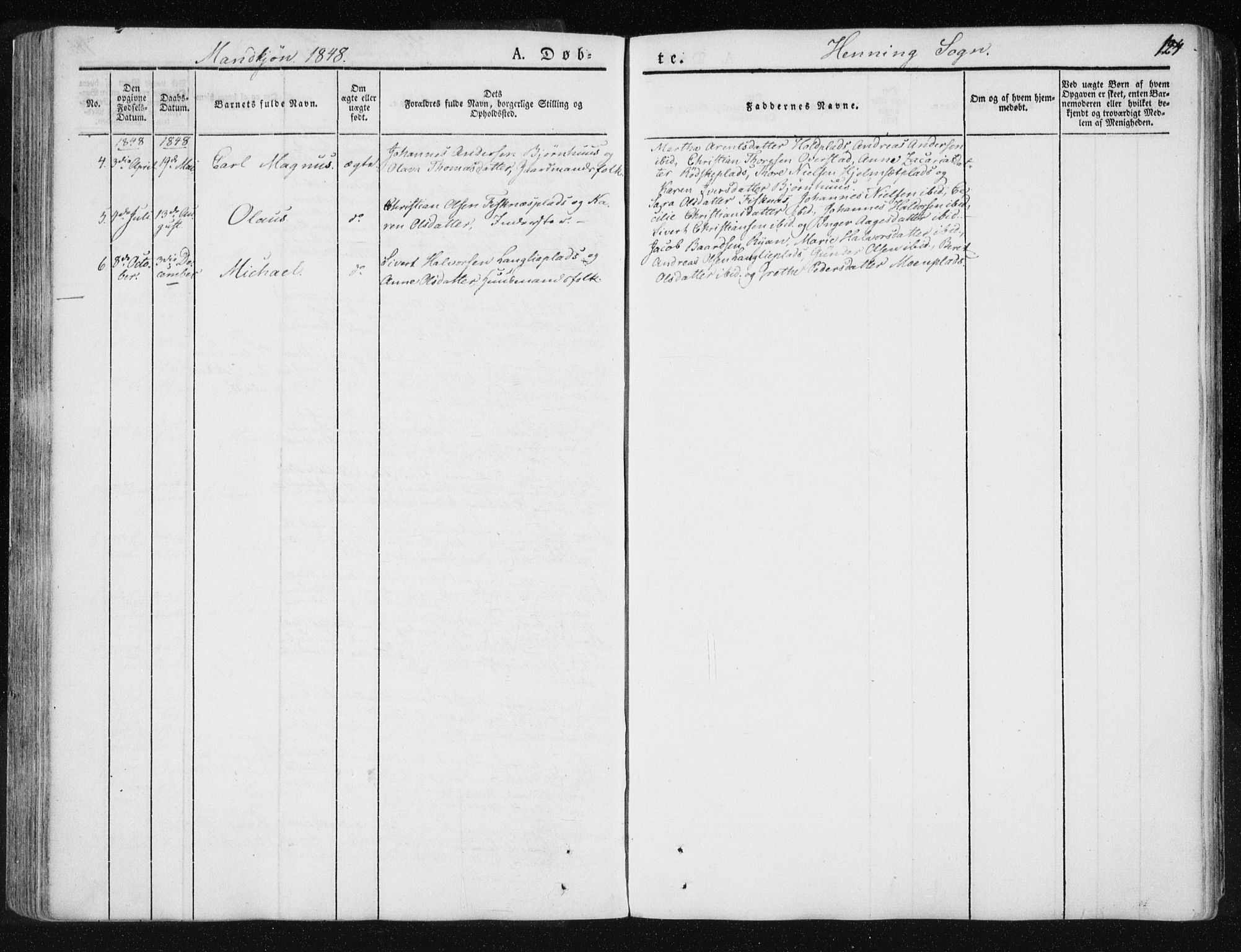 Ministerialprotokoller, klokkerbøker og fødselsregistre - Nord-Trøndelag, SAT/A-1458/735/L0339: Parish register (official) no. 735A06 /3, 1836-1848, p. 124