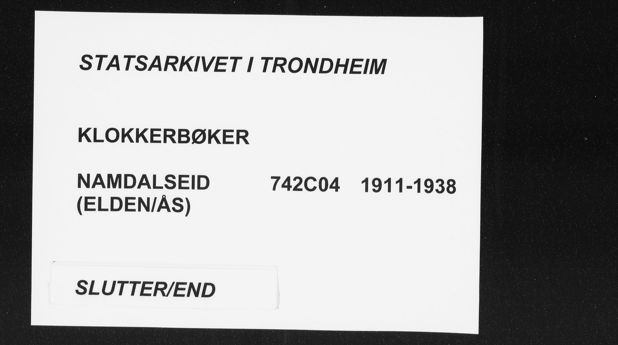 Ministerialprotokoller, klokkerbøker og fødselsregistre - Nord-Trøndelag, SAT/A-1458/742/L0413: Parish register (copy) no. 742C04, 1911-1938