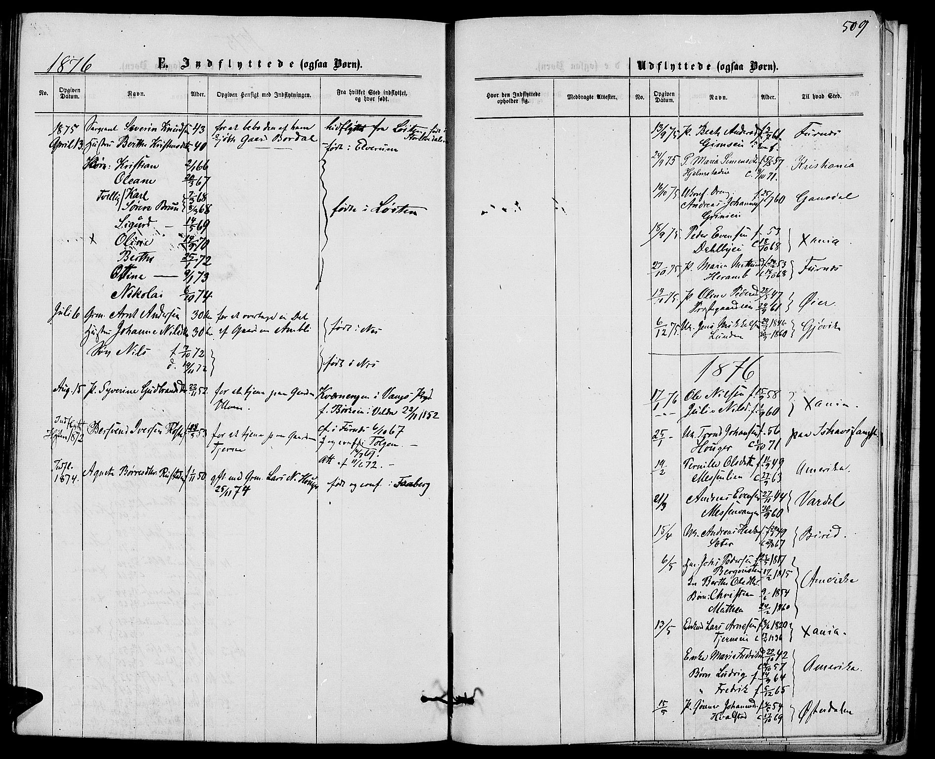 Ringsaker prestekontor, AV/SAH-PREST-014/L/La/L0008: Parish register (copy) no. 8, 1870-1878, p. 509