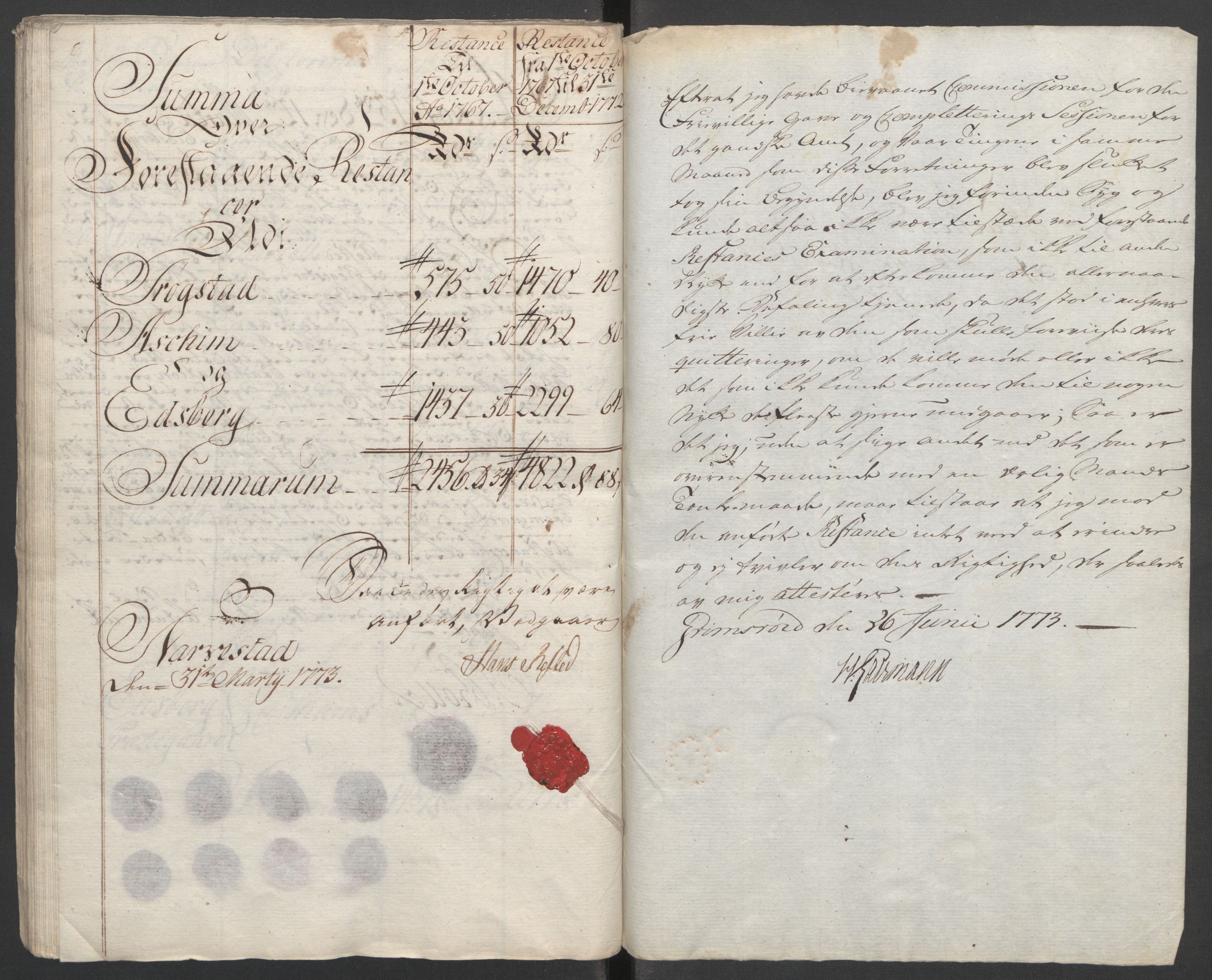 Rentekammeret inntil 1814, Reviderte regnskaper, Fogderegnskap, AV/RA-EA-4092/R07/L0413: Ekstraskatten Rakkestad, Heggen og Frøland, 1762-1772, p. 611