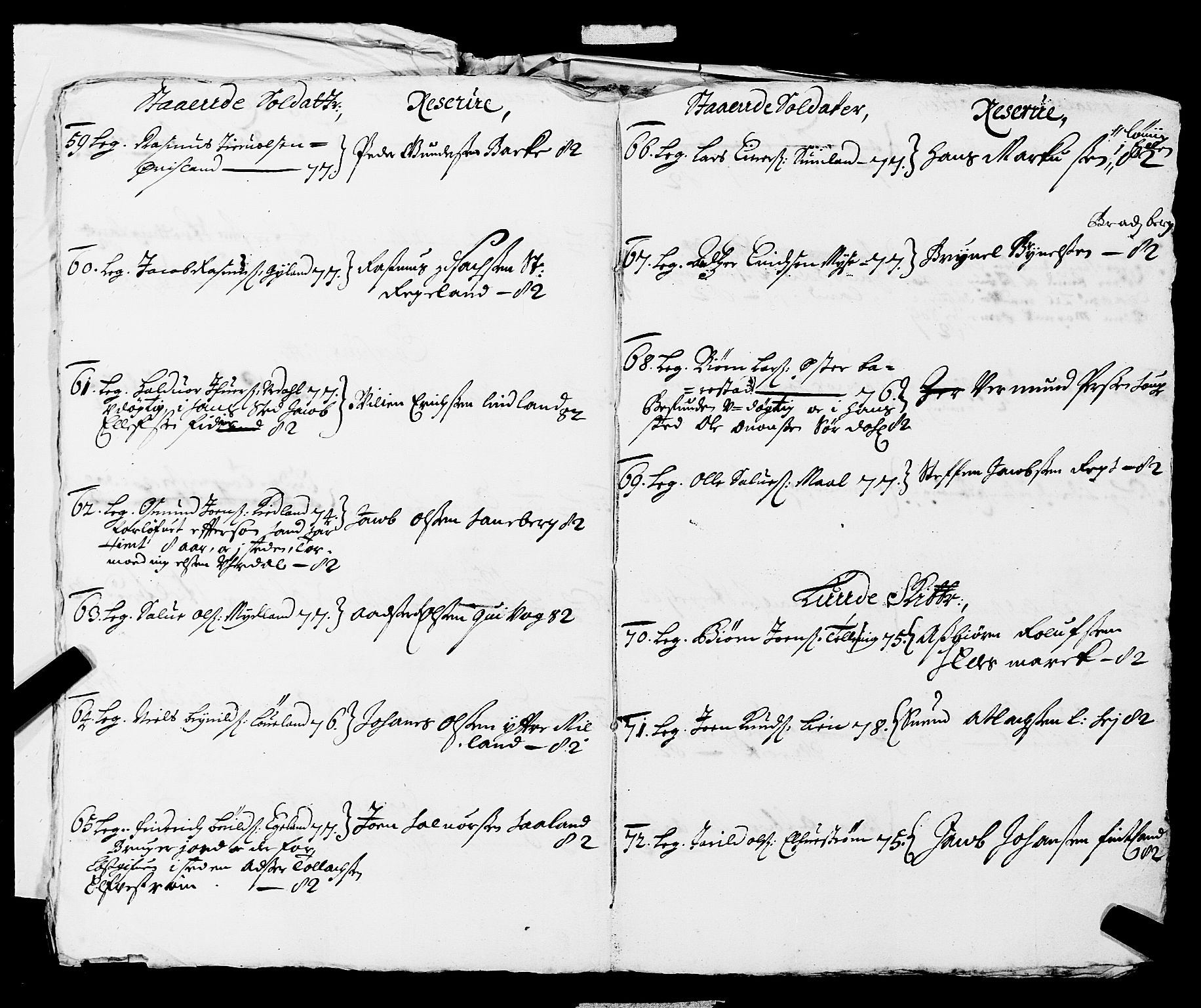 Fylkesmannen i Rogaland, AV/SAST-A-101928/99/3/325/325CA/L0003: MILITÆRE MANNTALL/LEGDSRULLER: RYFYLKE, JÆREN OG DALANE FOGDERI, 1671-1680, p. 375