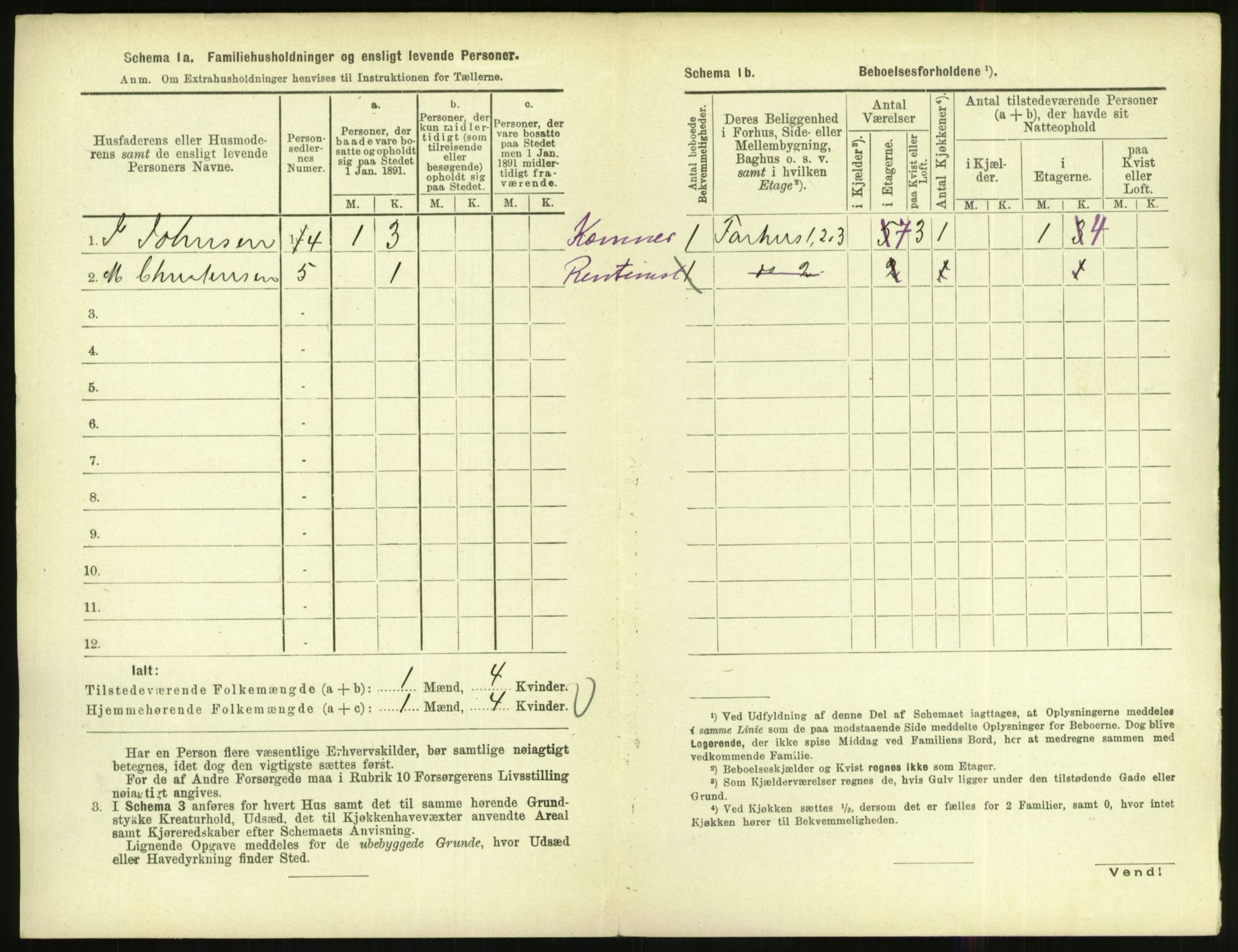 RA, 1891 census for 1002 Mandal, 1891, p. 484
