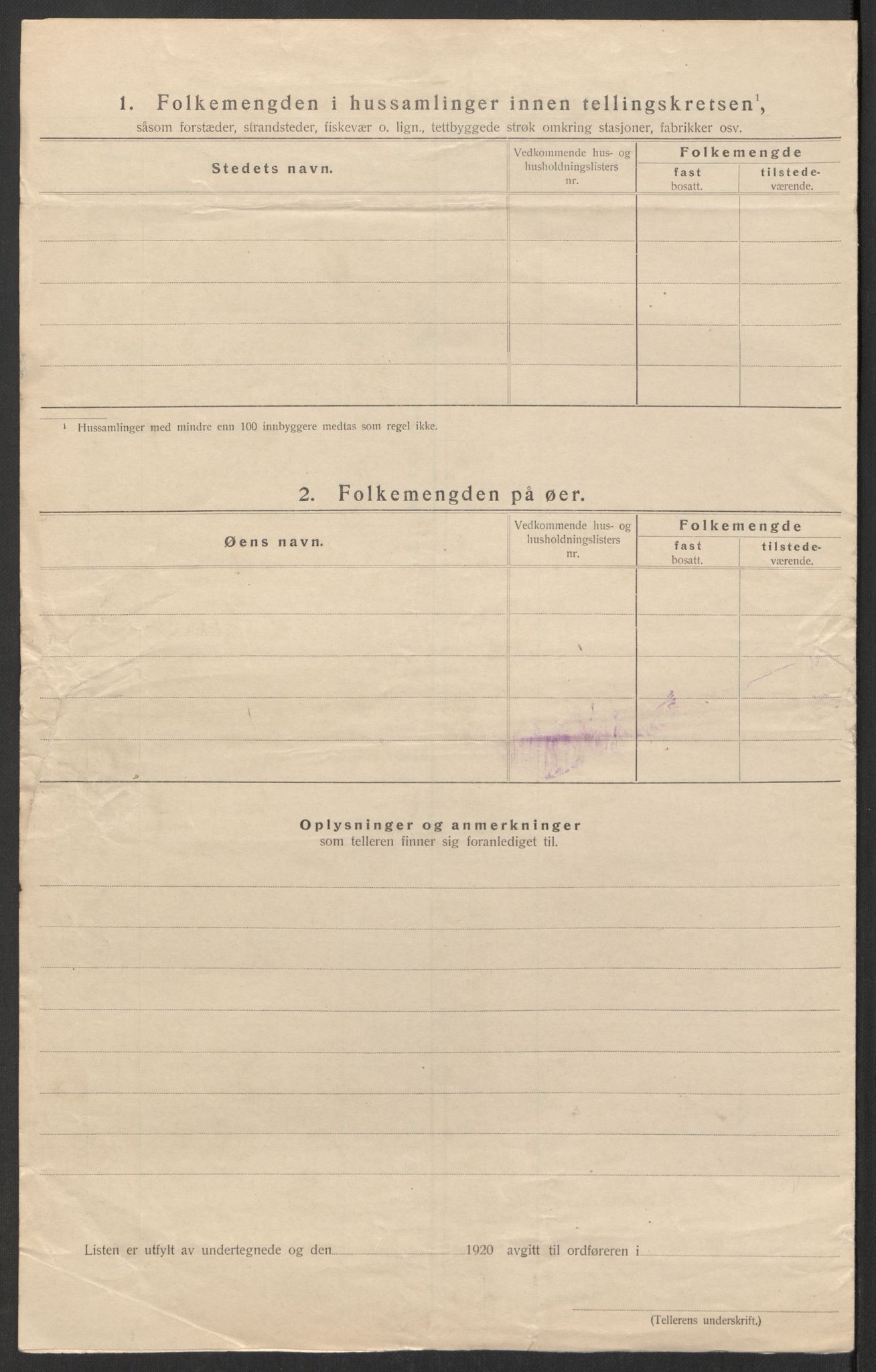 SAK, 1920 census for Gjøvdal, 1920, p. 17