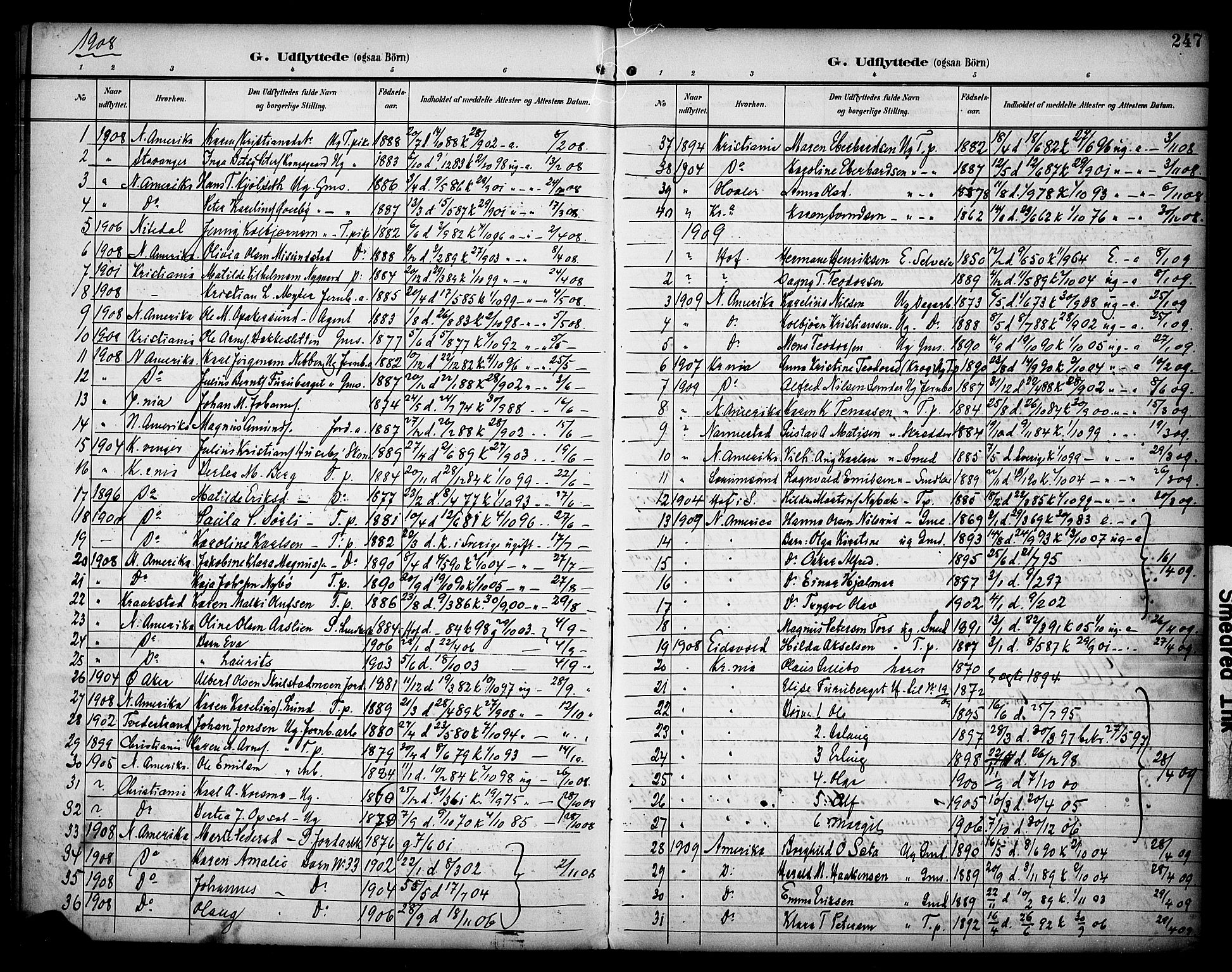 Grue prestekontor, SAH/PREST-036/H/Ha/Haa/L0013: Parish register (official) no. 13, 1898-1910, p. 247