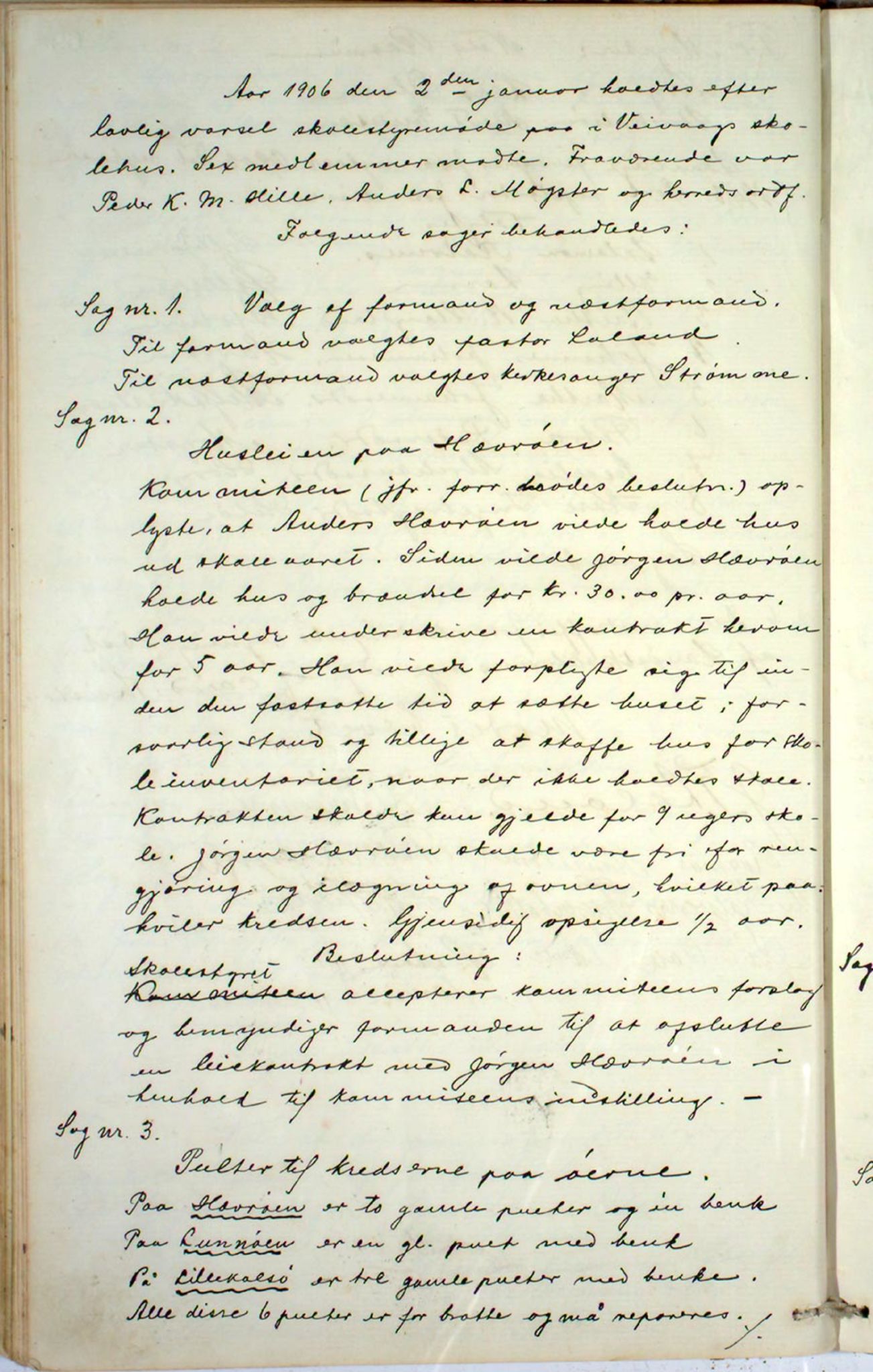 Austevoll kommune. Skulestyret, IKAH/1244-211/A/Aa/L0001: Møtebok for Møkster skulestyre, 1878-1910, p. 69b