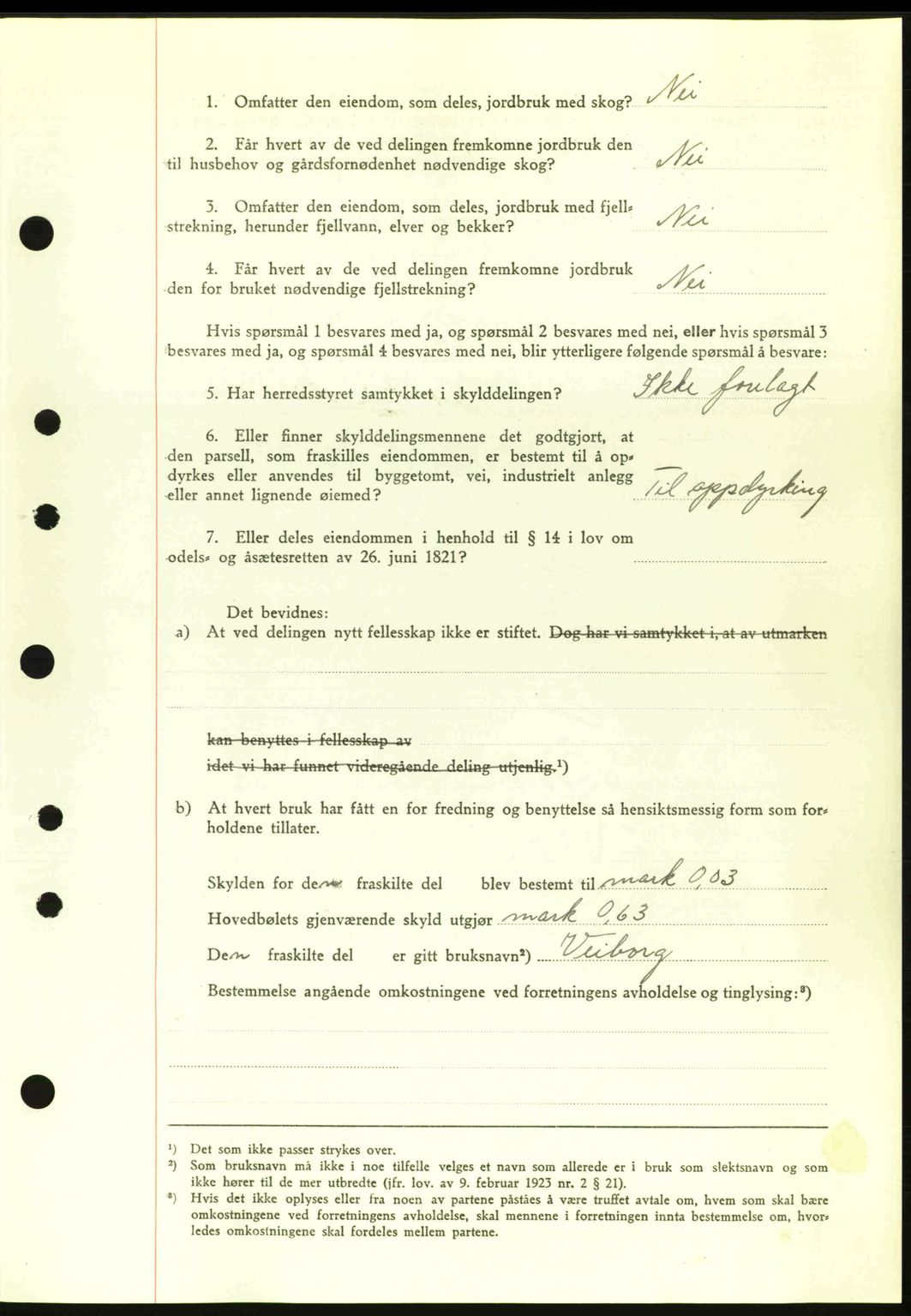 Nordre Sunnmøre sorenskriveri, AV/SAT-A-0006/1/2/2C/2Ca: Mortgage book no. A13, 1942-1942, Diary no: : 669/1942