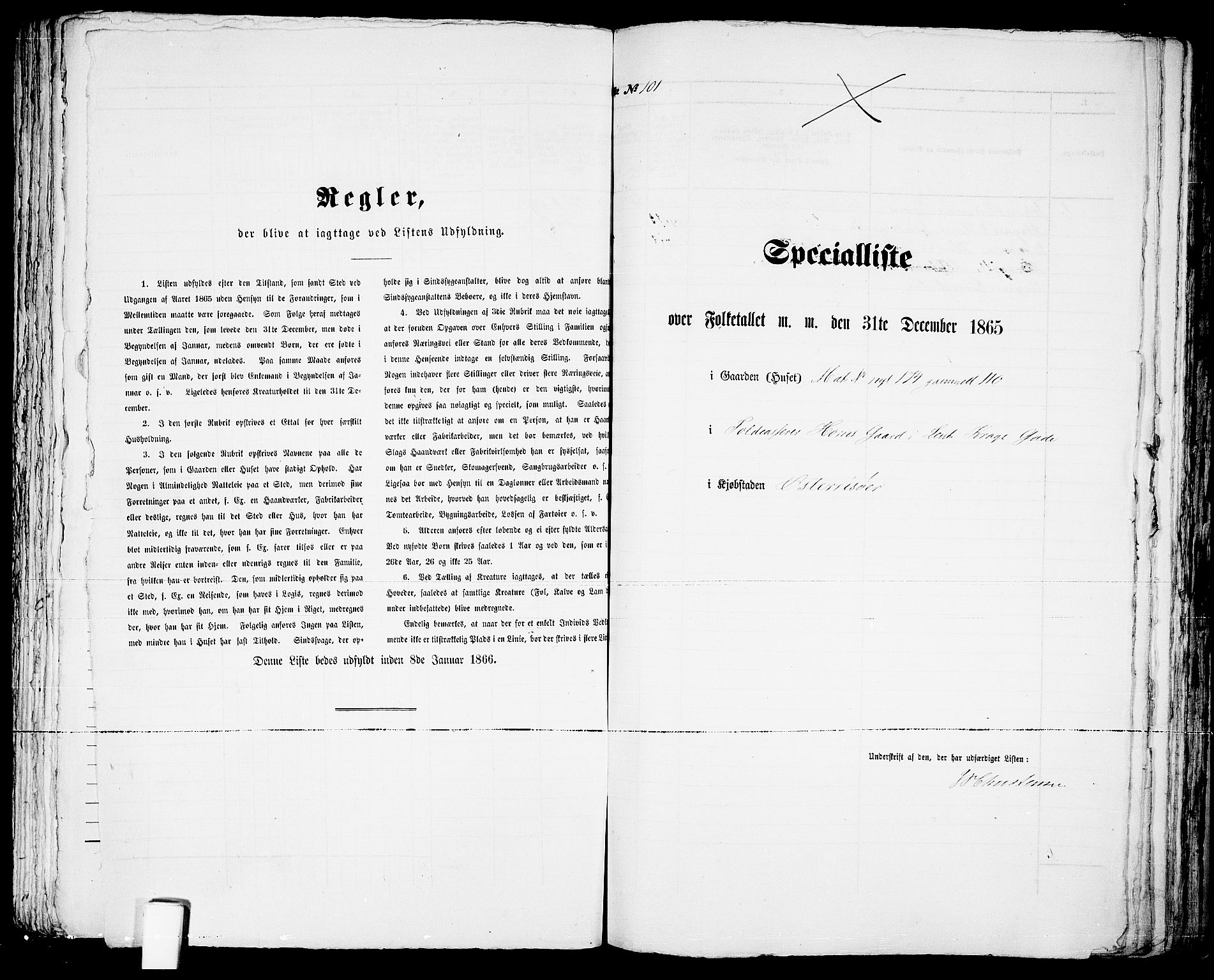 RA, 1865 census for Risør/Risør, 1865, p. 209