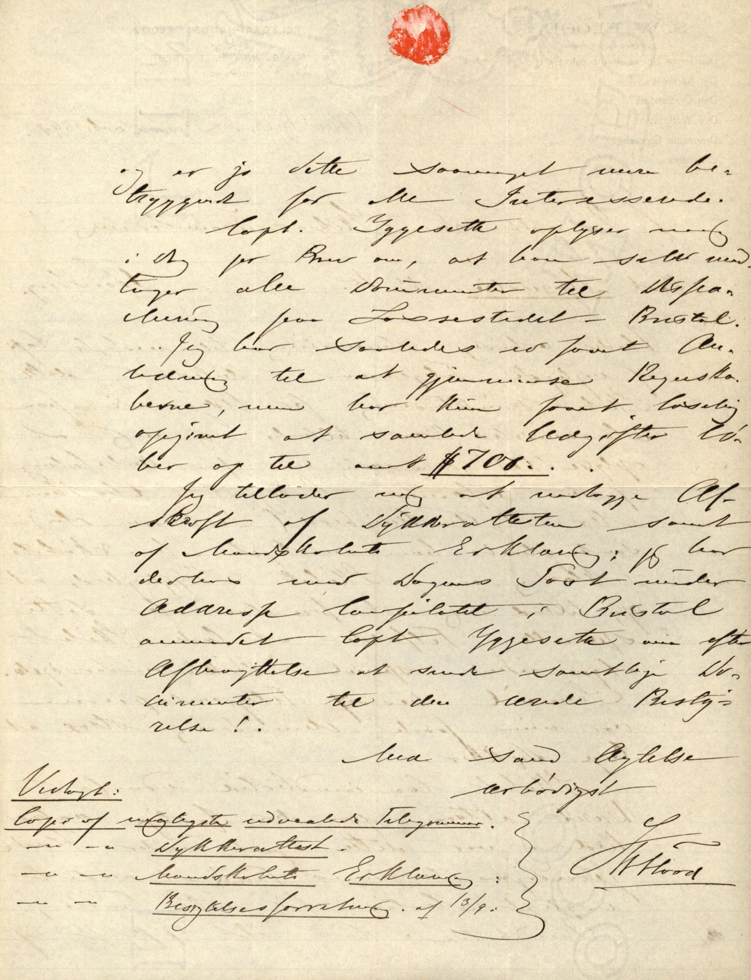 Pa 63 - Østlandske skibsassuranceforening, VEMU/A-1079/G/Ga/L0028/0003: Havaridokumenter / Minerva, Mathilde, Magnolia, Sir John Lawrence, 1892, p. 98