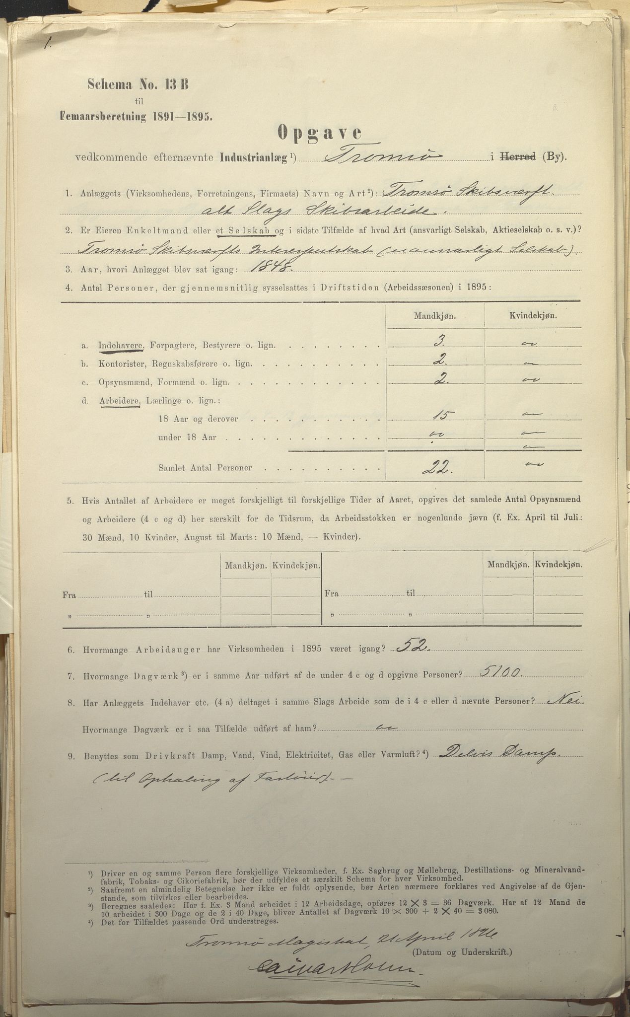 Fylkesmannen i Troms, SATØ/S-0001/A7.25.1/L2072: Femårsberetninger, 1891-1900, p. 66