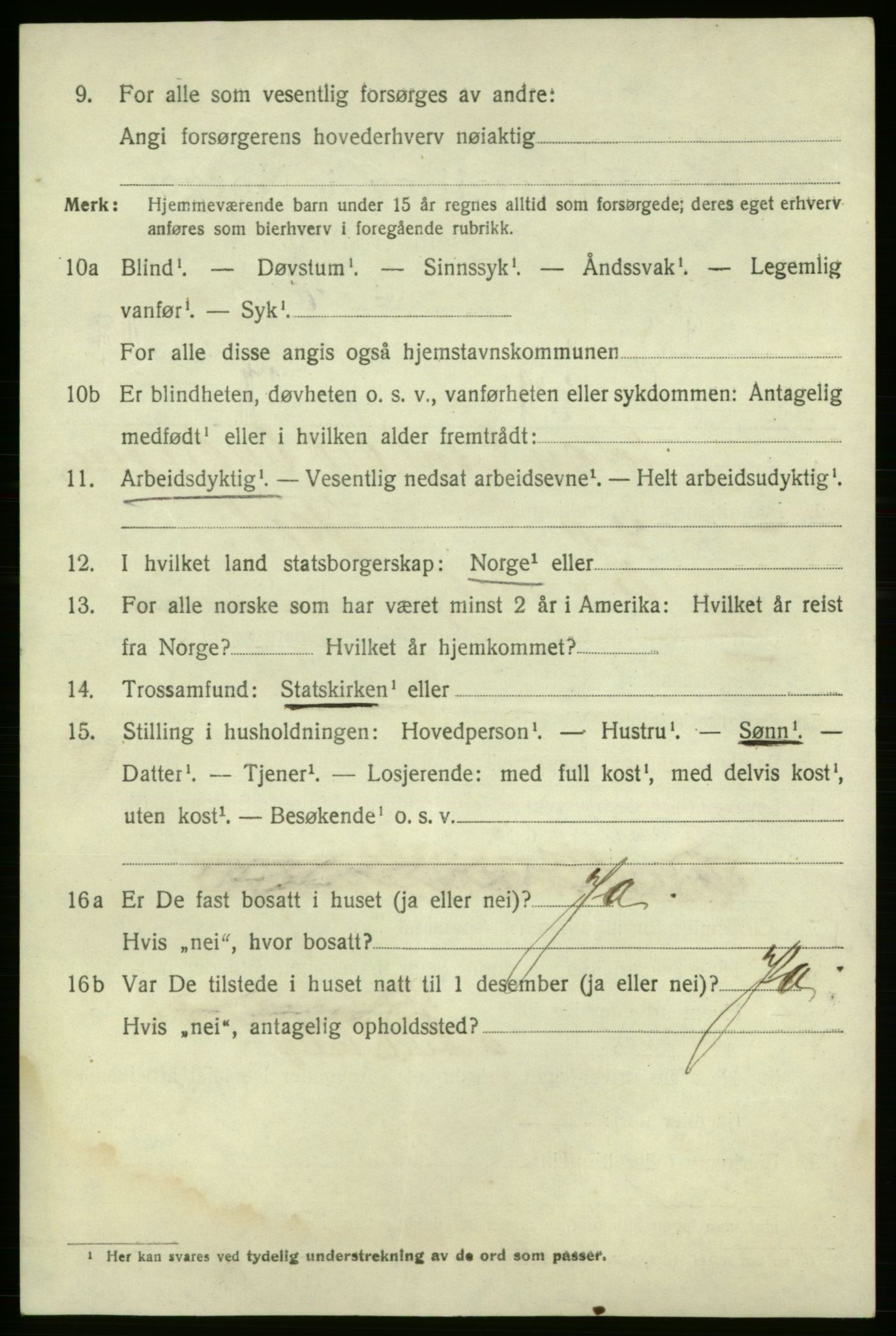 SAO, 1920 census for Fredrikshald, 1920, p. 26593