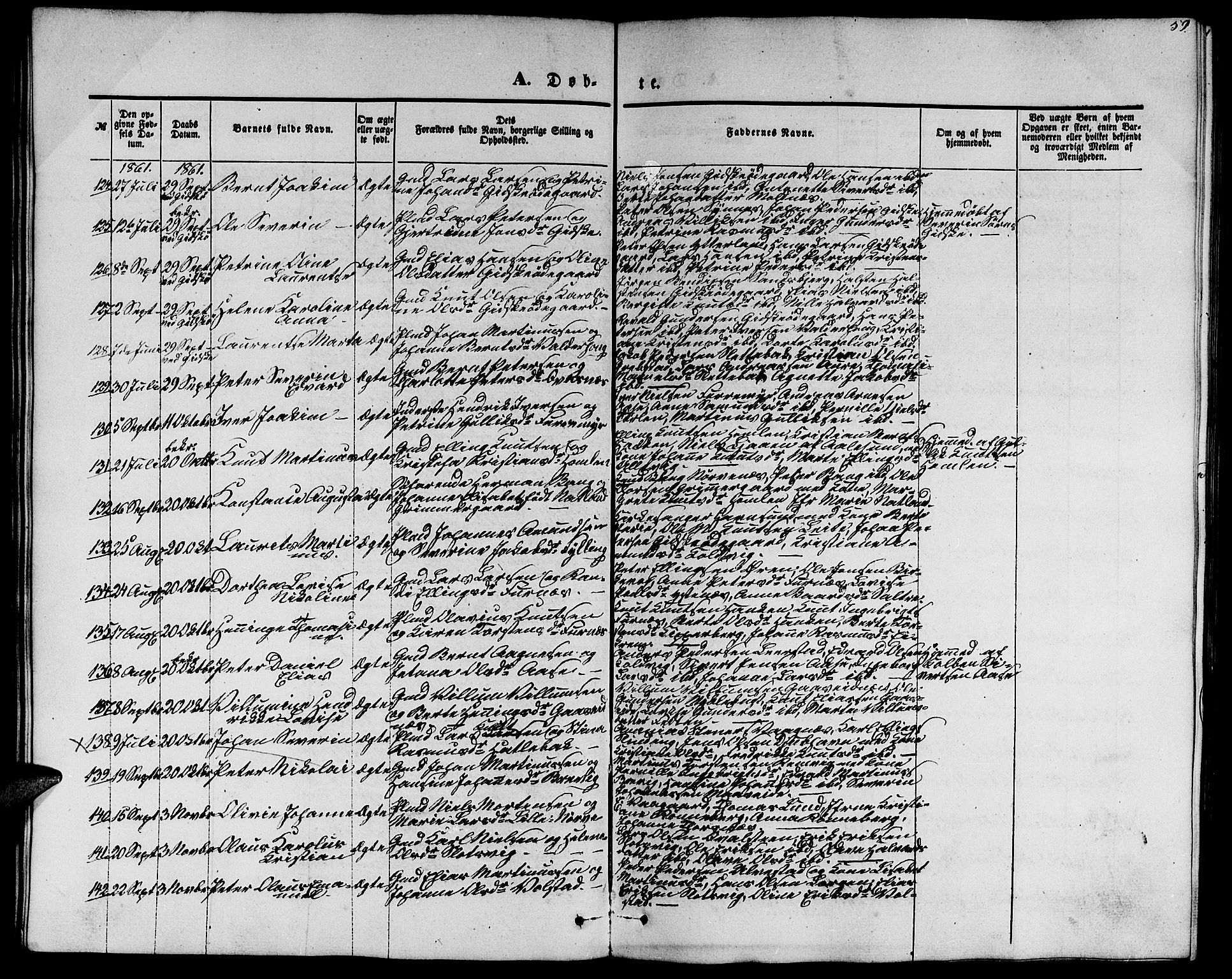 Ministerialprotokoller, klokkerbøker og fødselsregistre - Møre og Romsdal, AV/SAT-A-1454/528/L0427: Parish register (copy) no. 528C08, 1855-1864, p. 59