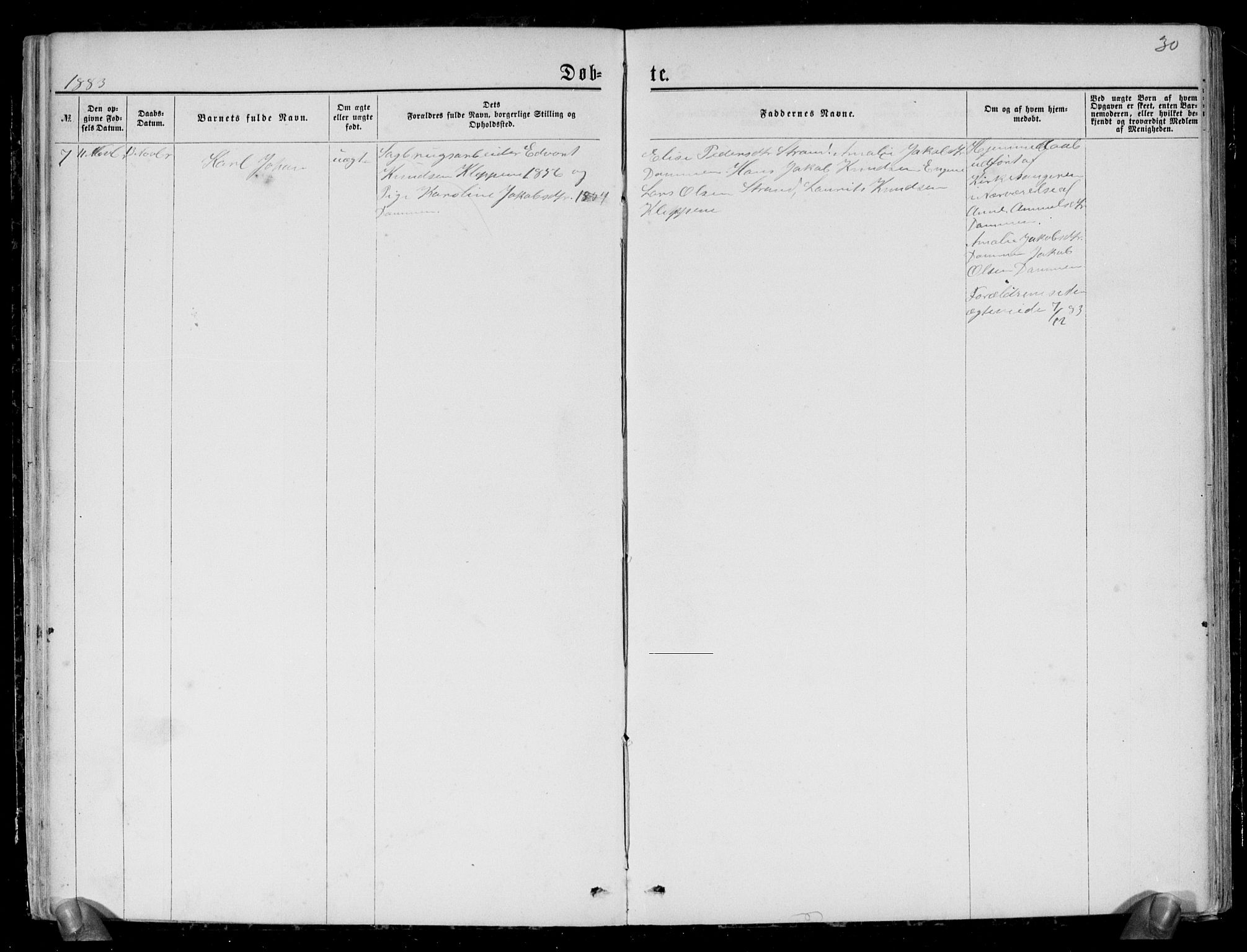 Brunlanes kirkebøker, AV/SAKO-A-342/G/Gc/L0001: Parish register (copy) no. III 1, 1866-1890, p. 30