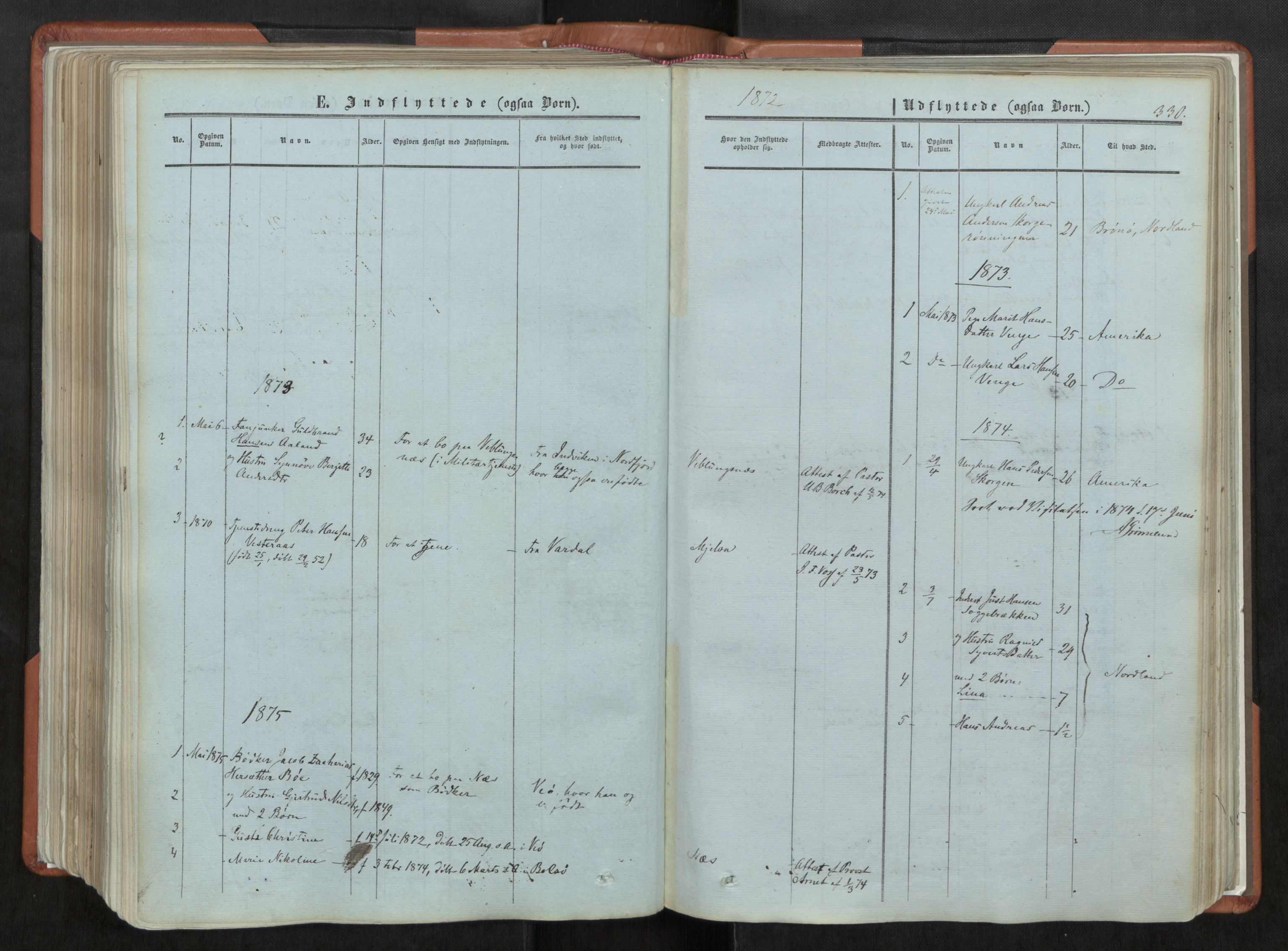 Ministerialprotokoller, klokkerbøker og fødselsregistre - Møre og Romsdal, AV/SAT-A-1454/544/L0572: Parish register (official) no. 544A05, 1854-1886, p. 330