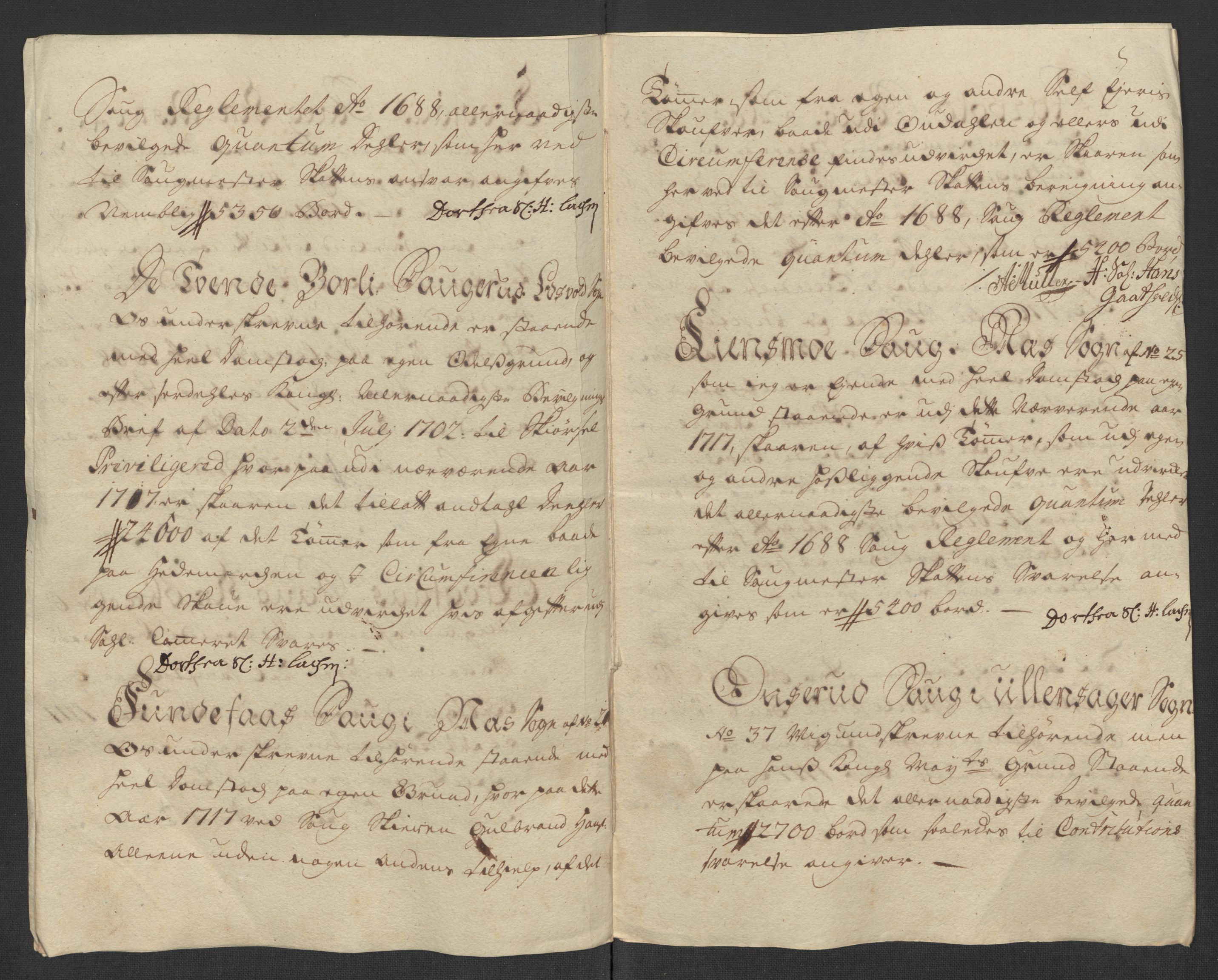 Rentekammeret inntil 1814, Reviderte regnskaper, Fogderegnskap, AV/RA-EA-4092/R12/L0726: Fogderegnskap Øvre Romerike, 1717, p. 165