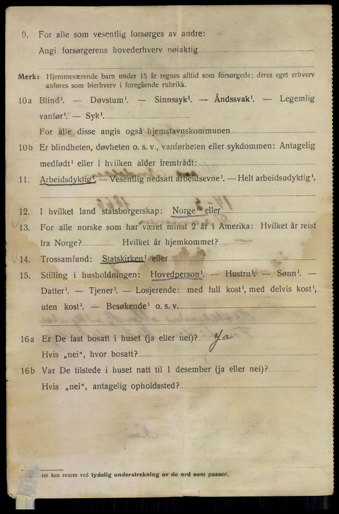 SAO, 1920 census for Kristiania, 1920, p. 561310