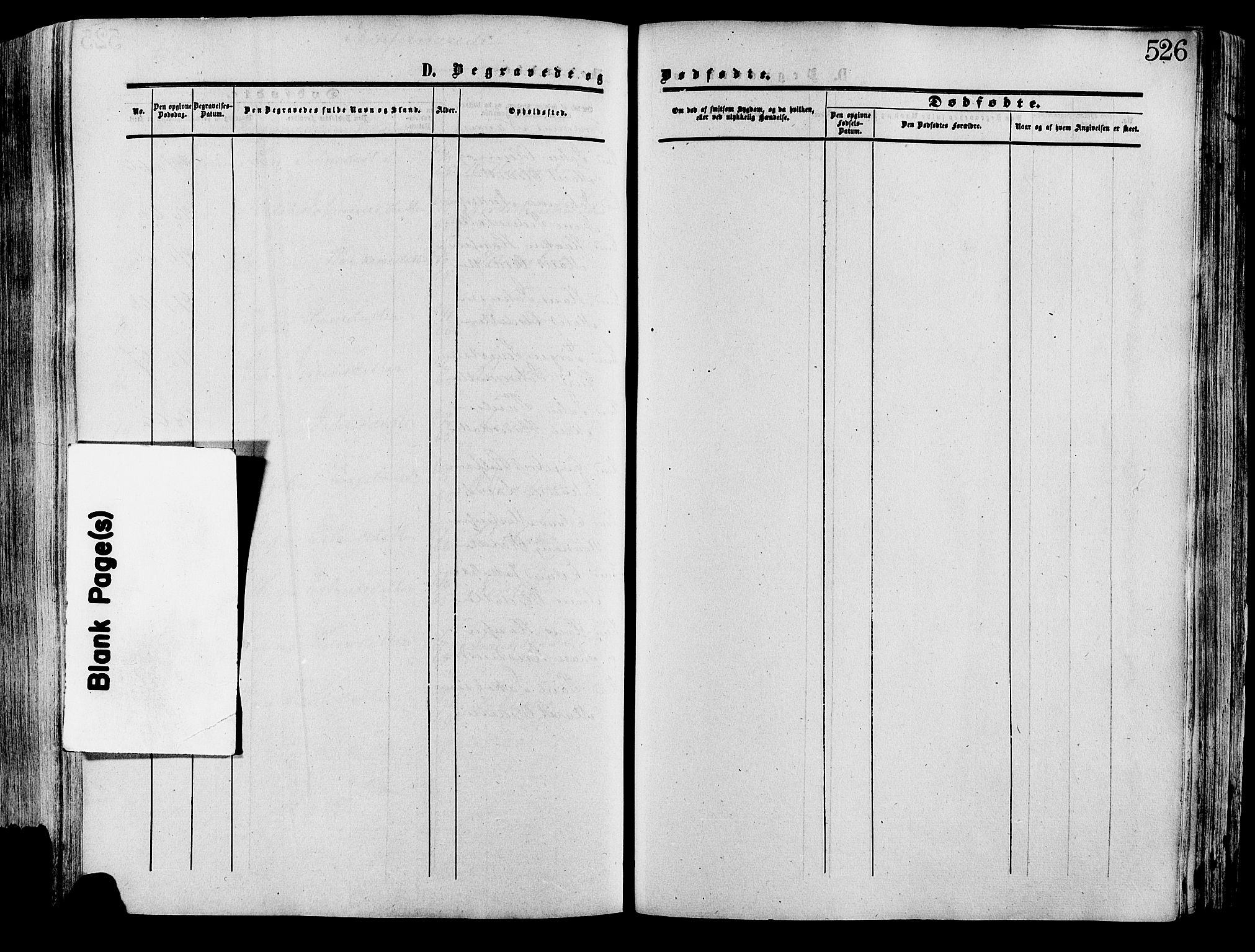 Lesja prestekontor, SAH/PREST-068/H/Ha/Haa/L0008: Parish register (official) no. 8, 1854-1880, p. 526