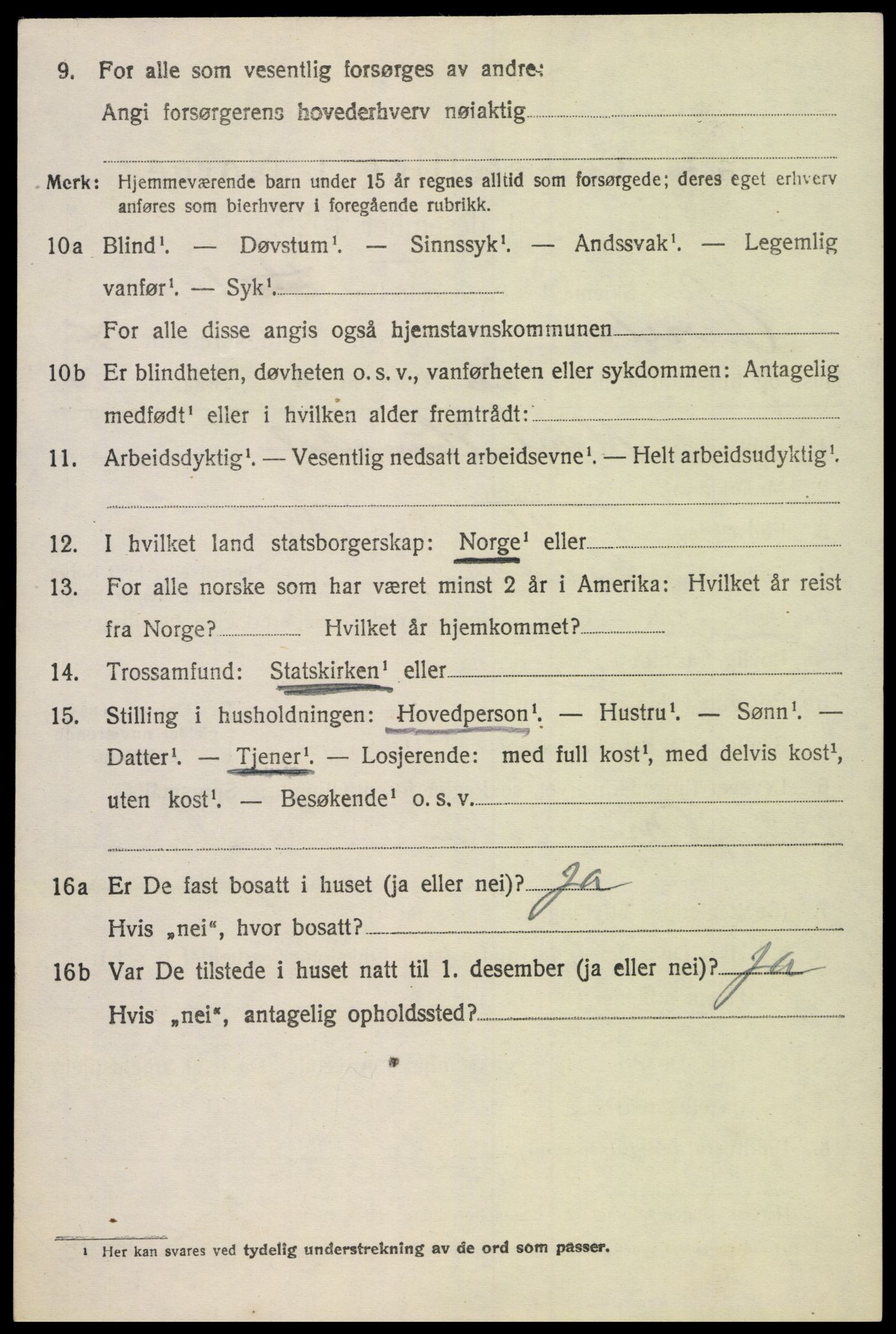 SAK, 1920 census for Øvrebø, 1920, p. 1697