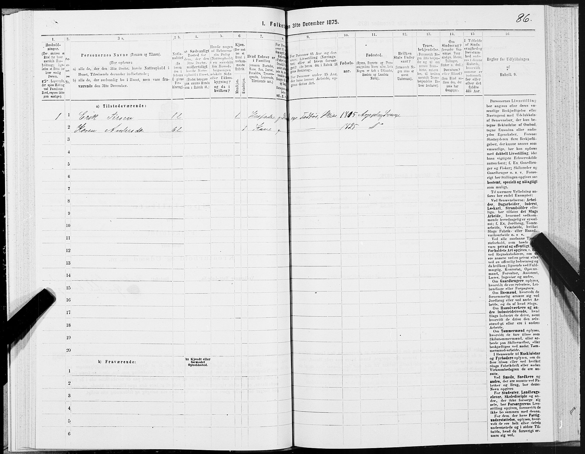 SAT, 1875 census for 1840P Saltdal, 1875, p. 2086