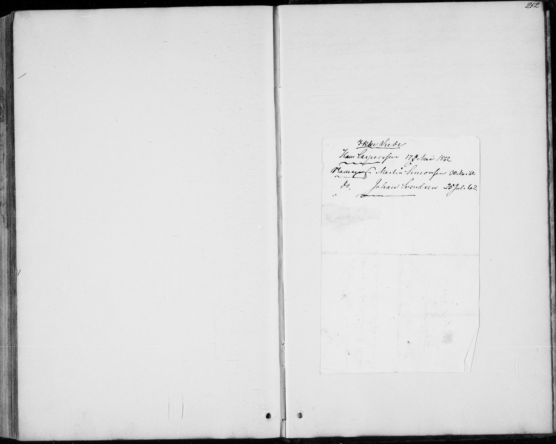 Bragernes kirkebøker, AV/SAKO-A-6/F/Fc/L0002: Parish register (official) no. III 2, 1854-1865, p. 252