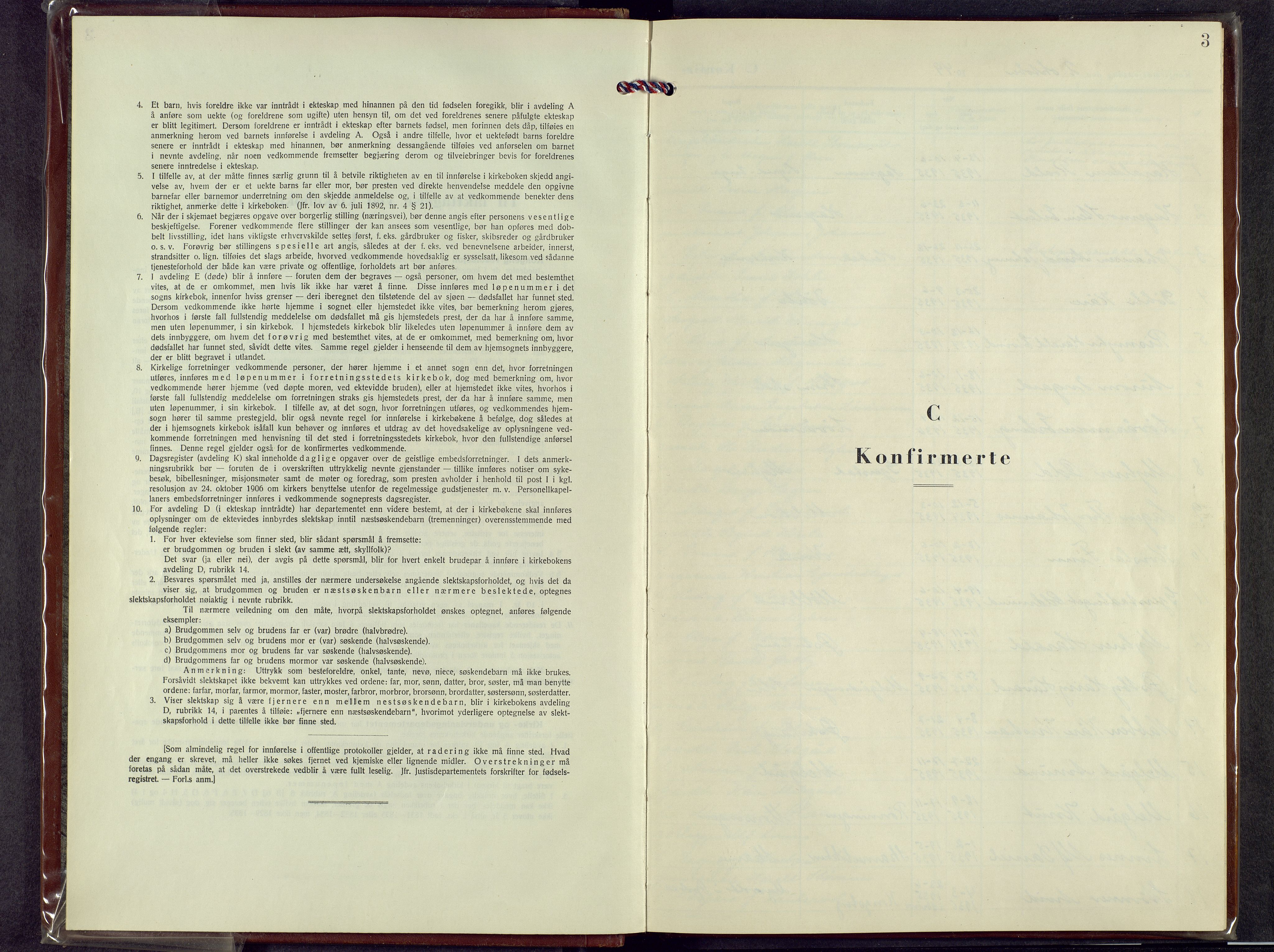 Sør-Odal prestekontor, SAH/PREST-030/H/Ha/Haa/L0016: Parish register (official) no. 16, 1949-1975, p. 3