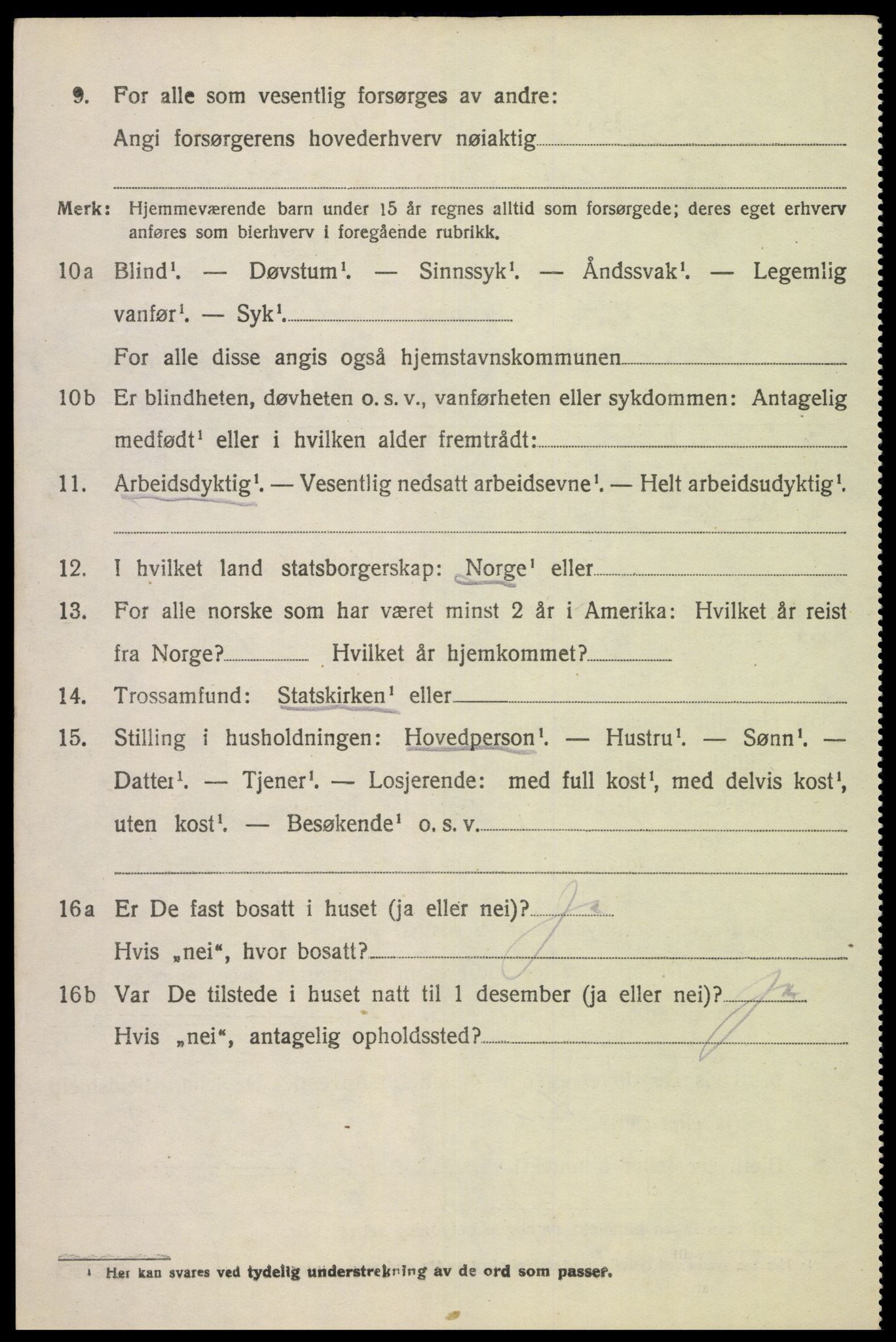 SAK, 1920 census for Herad, 1920, p. 1677